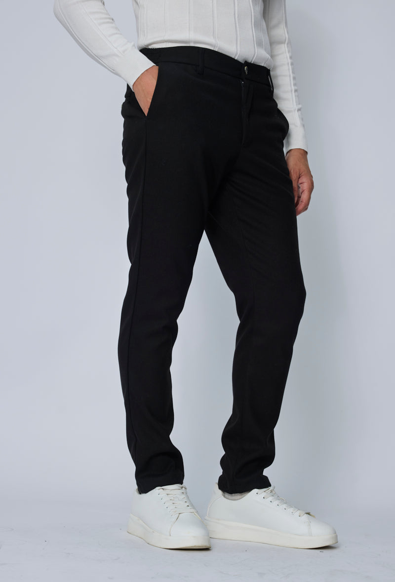 Pantalon uni coupe normale