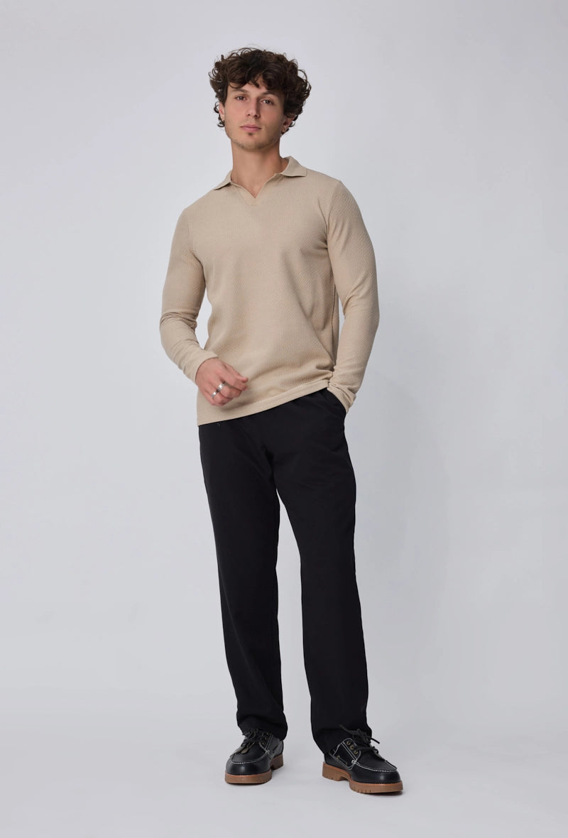 T-shirt uni manches longues