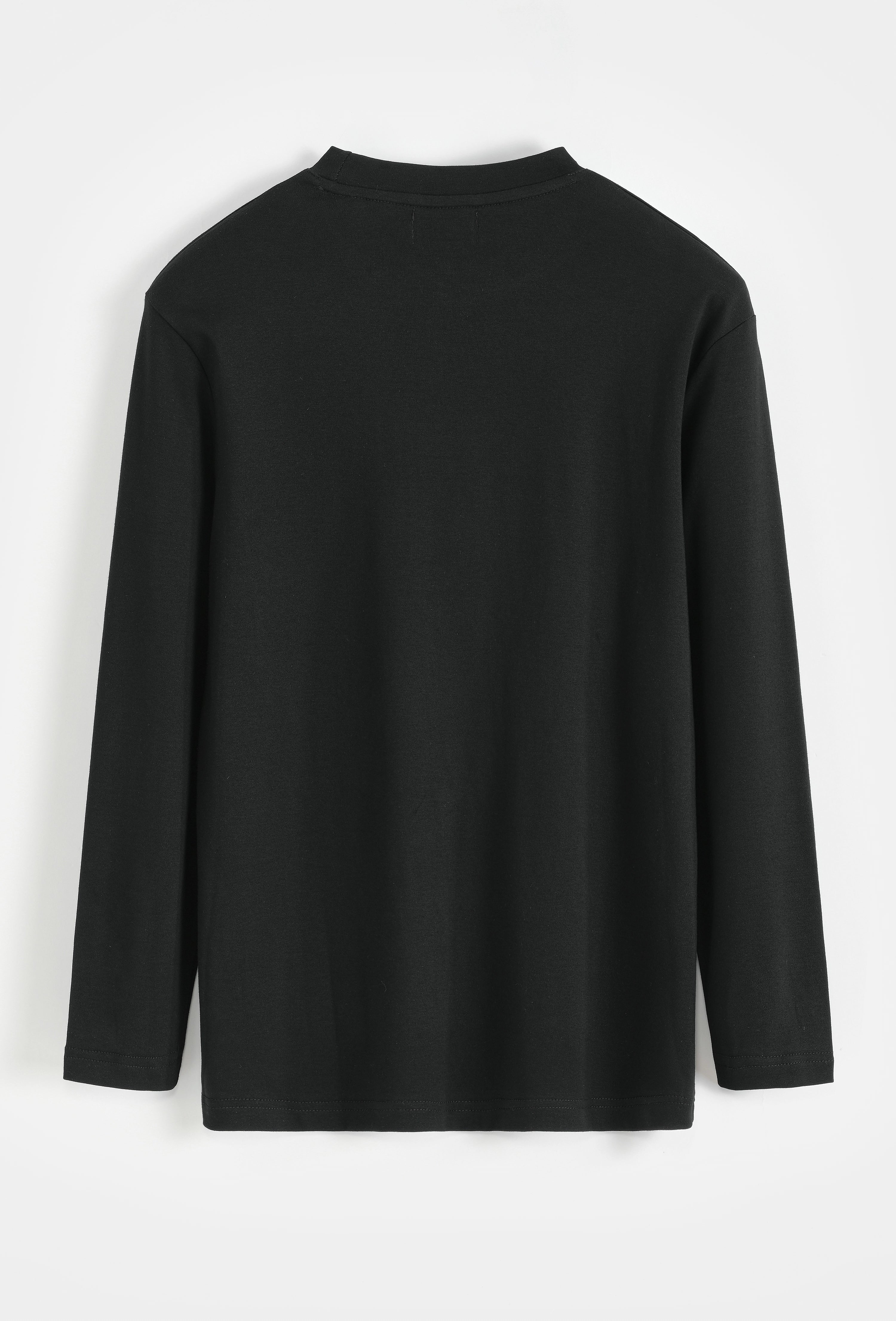 T-shirt uni manches longues