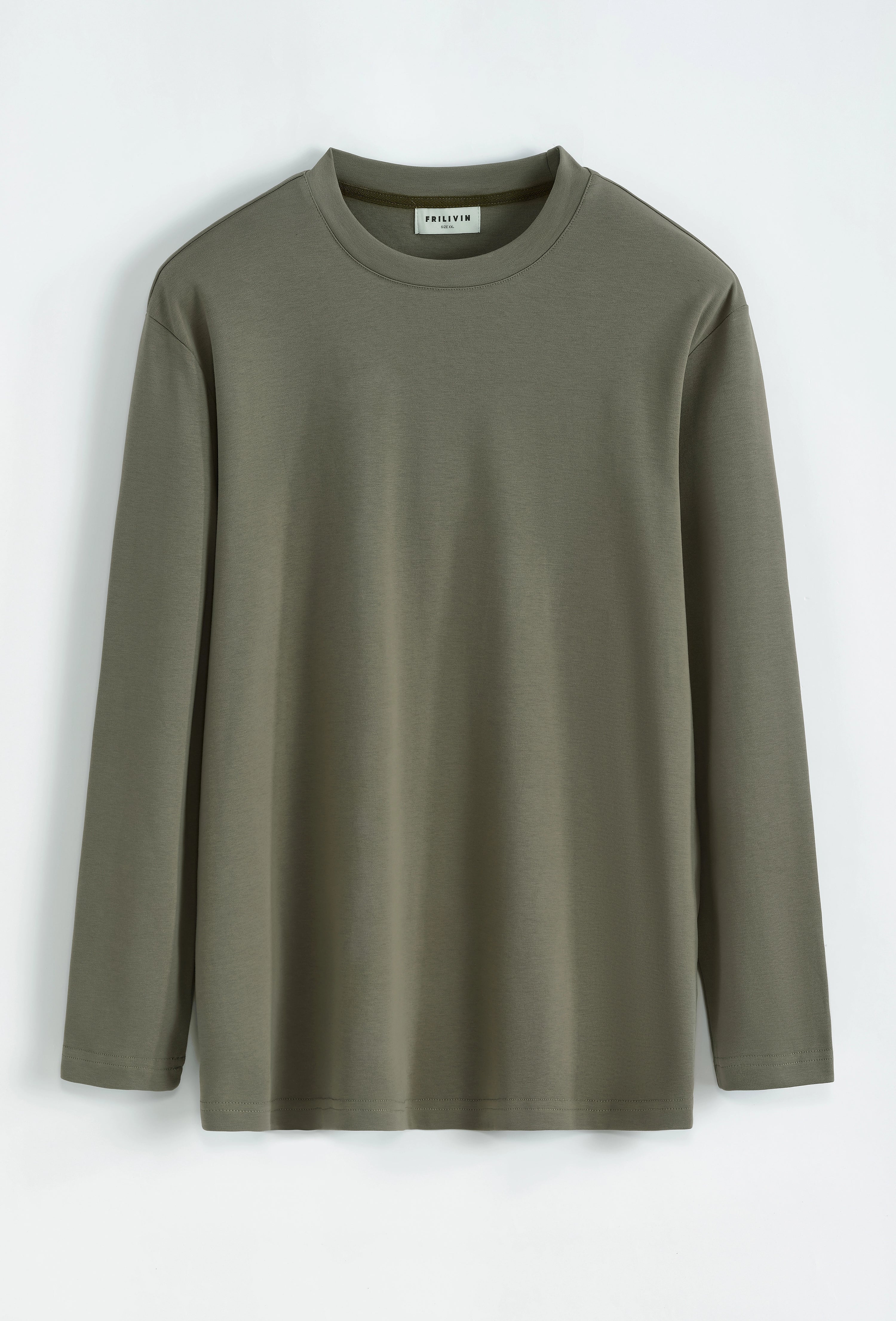 T-shirt uni manches longues