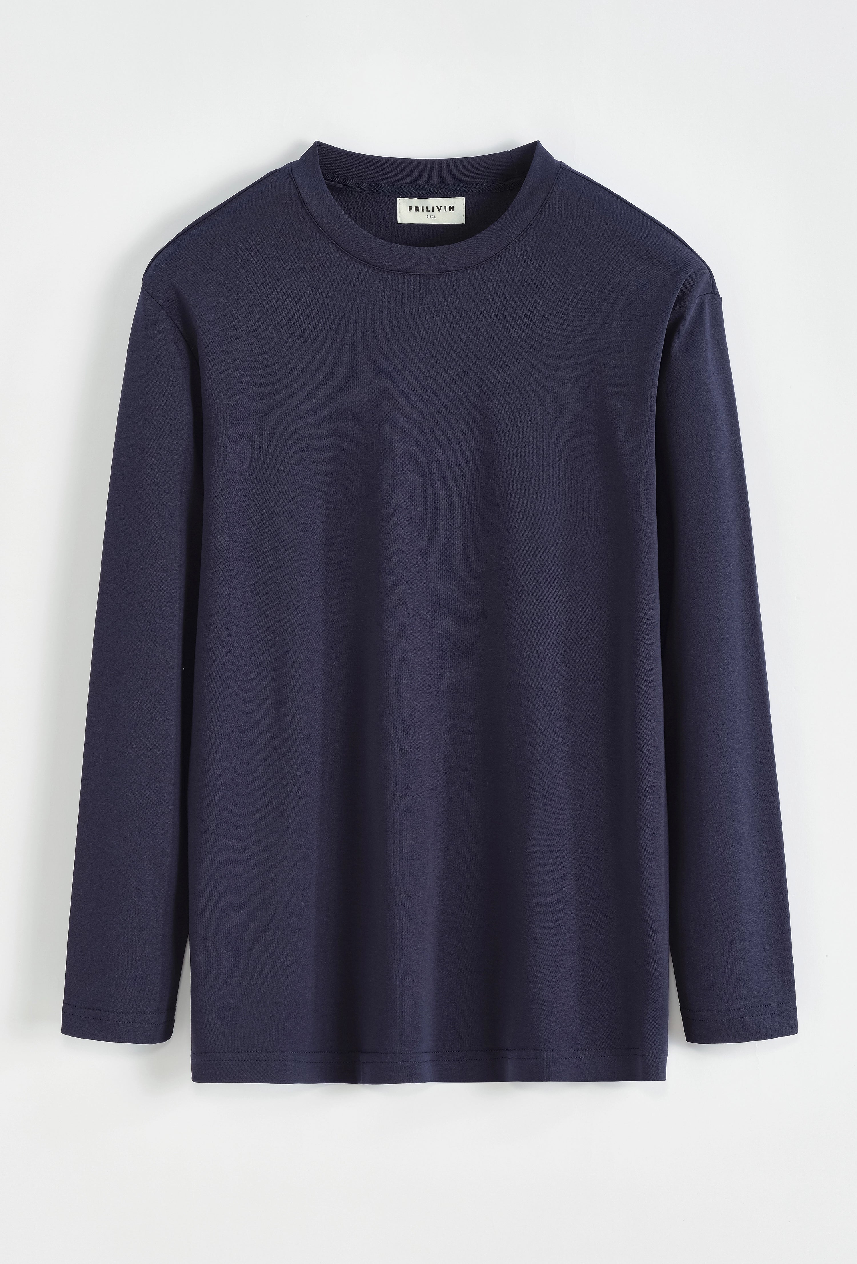 T-shirt uni manches longues
