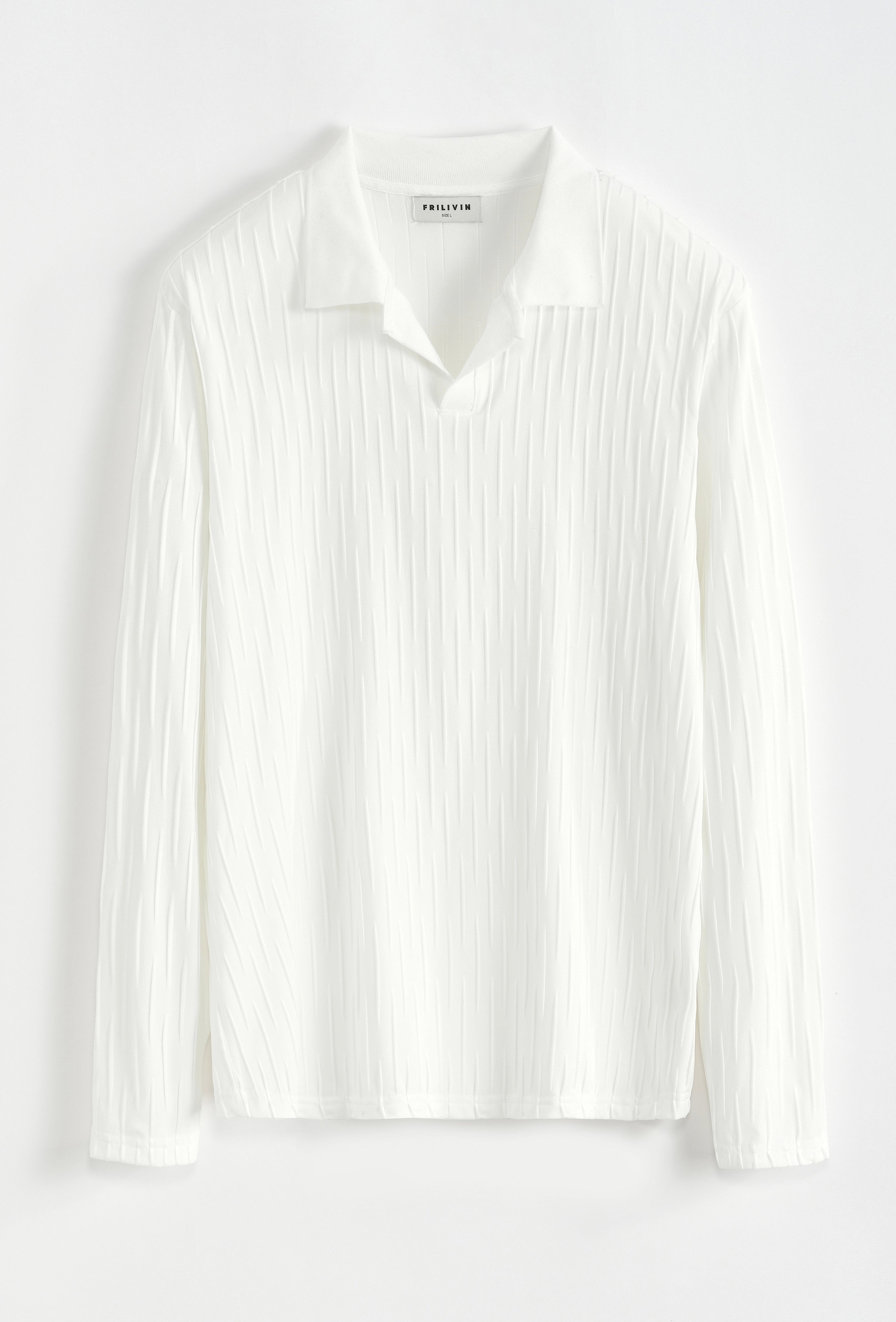 T-shirt uni col v