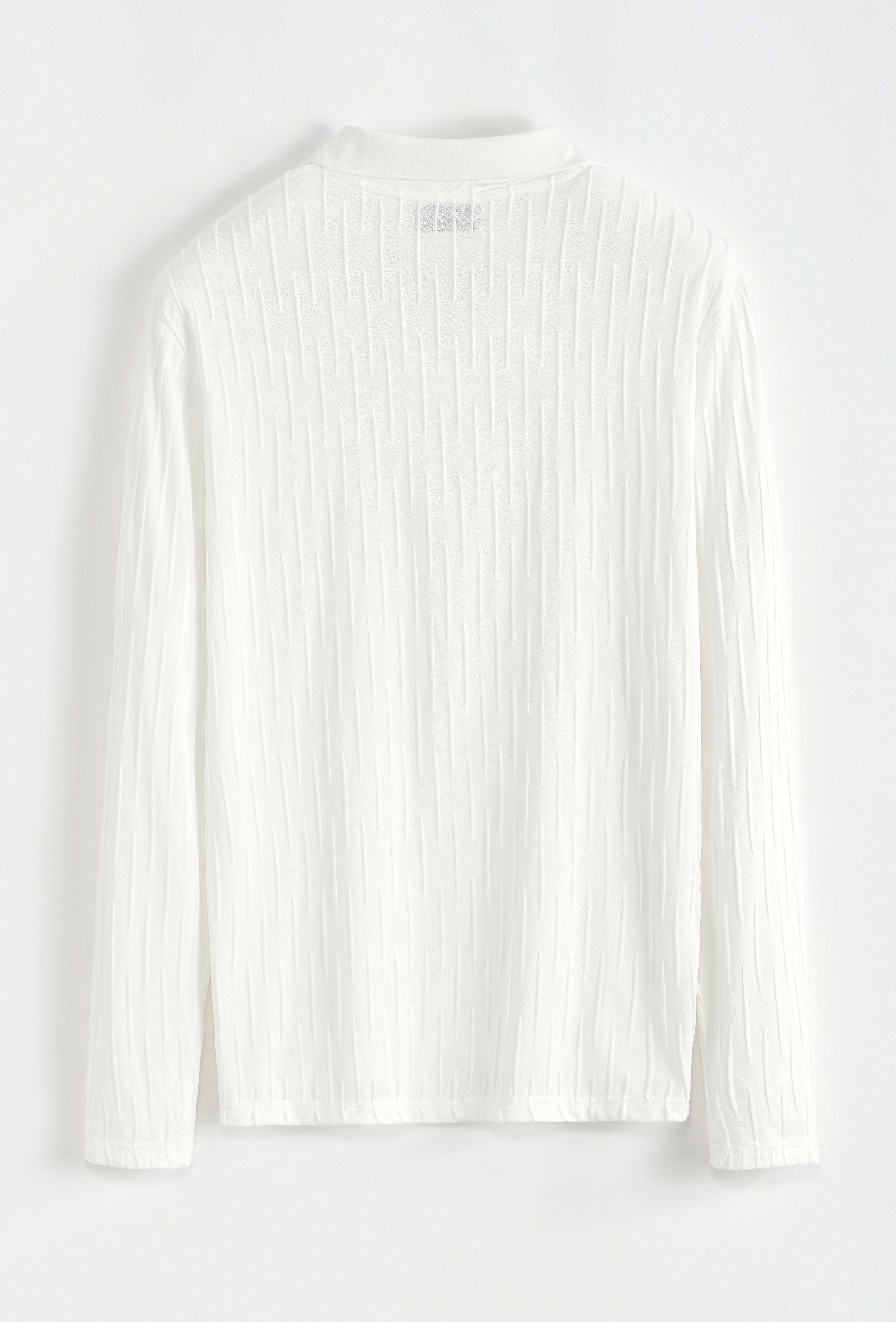 T-shirt uni col v