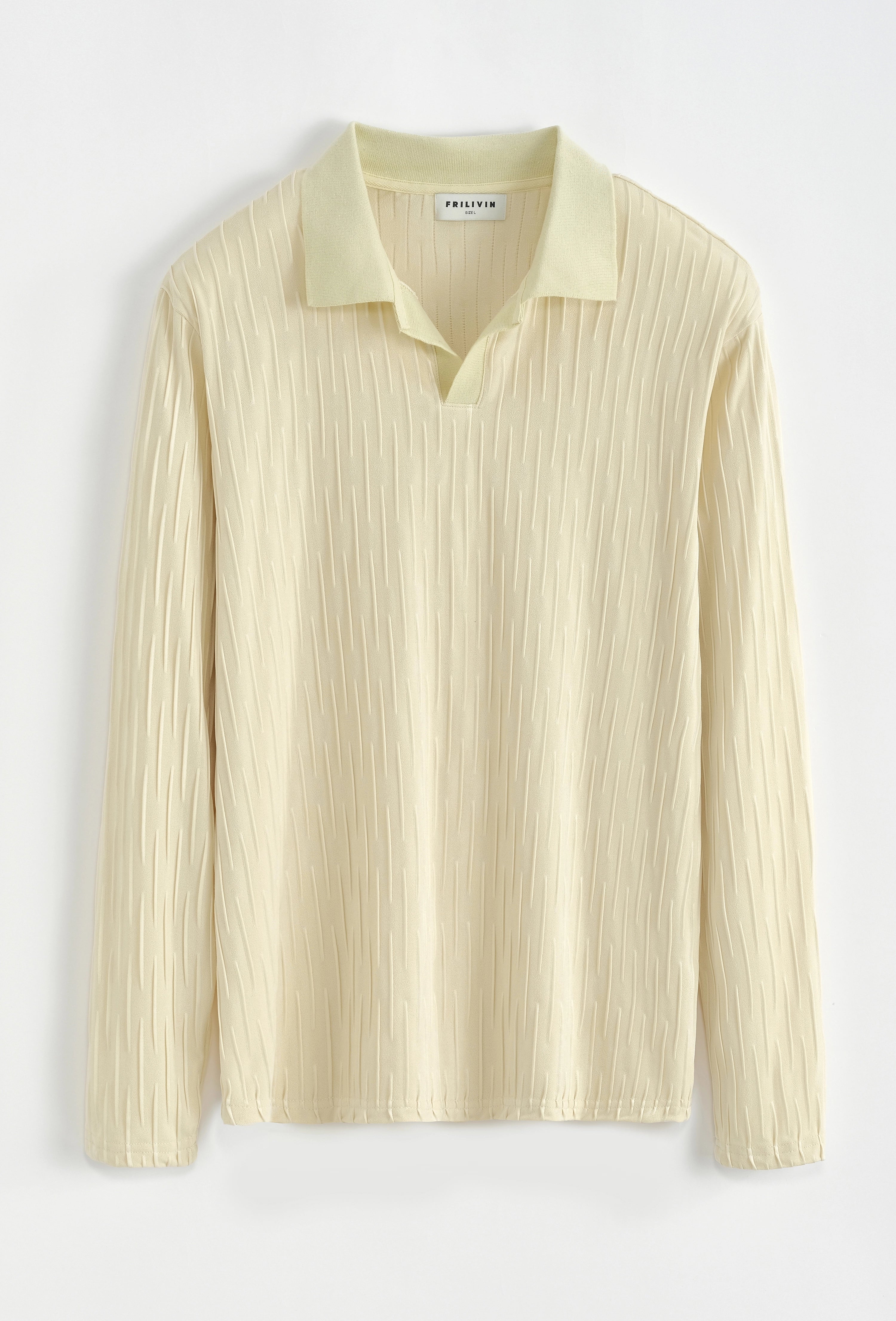 T-shirt uni col v