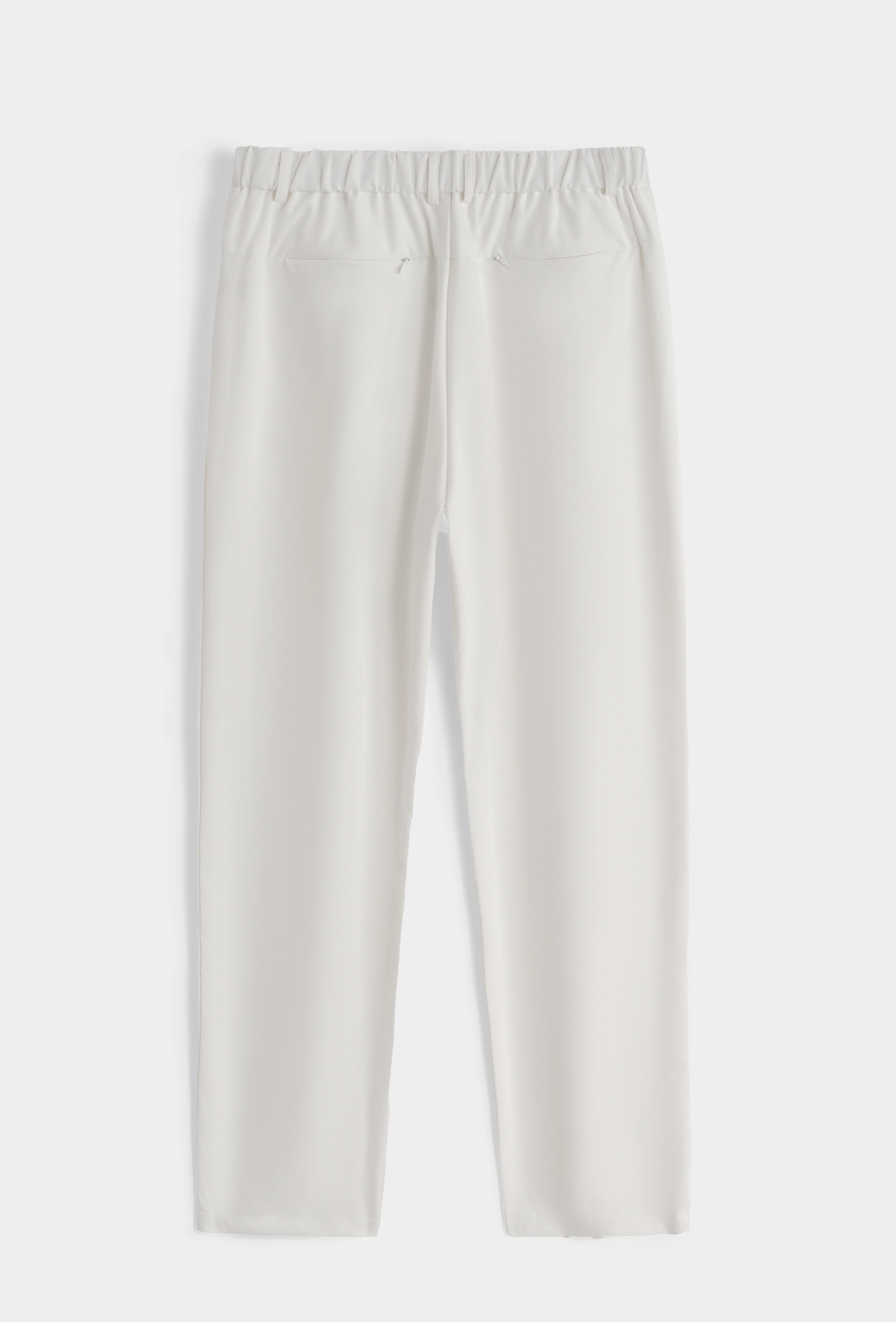 Pantalonblanc à coupe droite