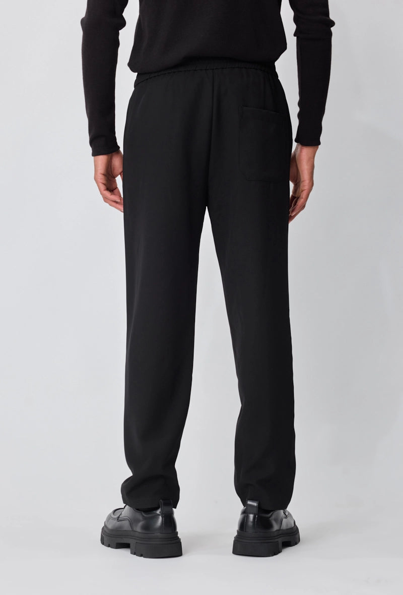 Pantalon homme uni chic avec poches latérales