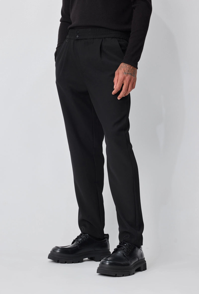 Pantalon homme uni chic avec poches latérales