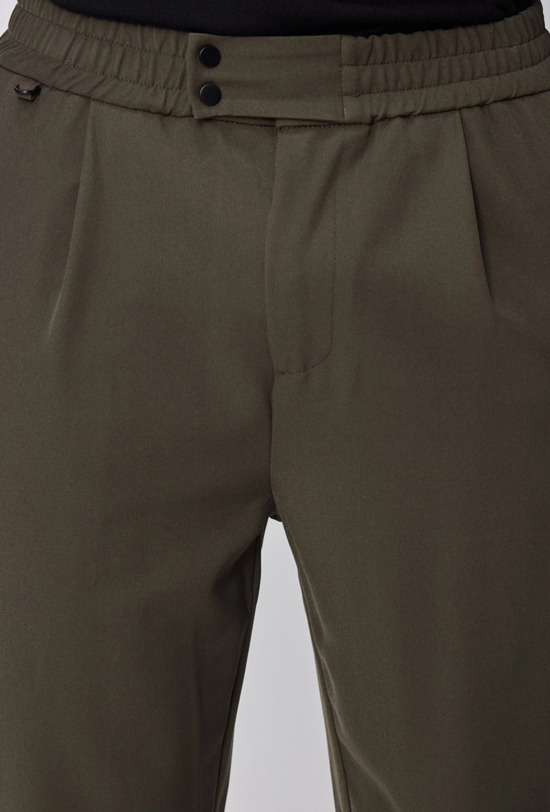Pantalon homme uni chic avec poches latérales