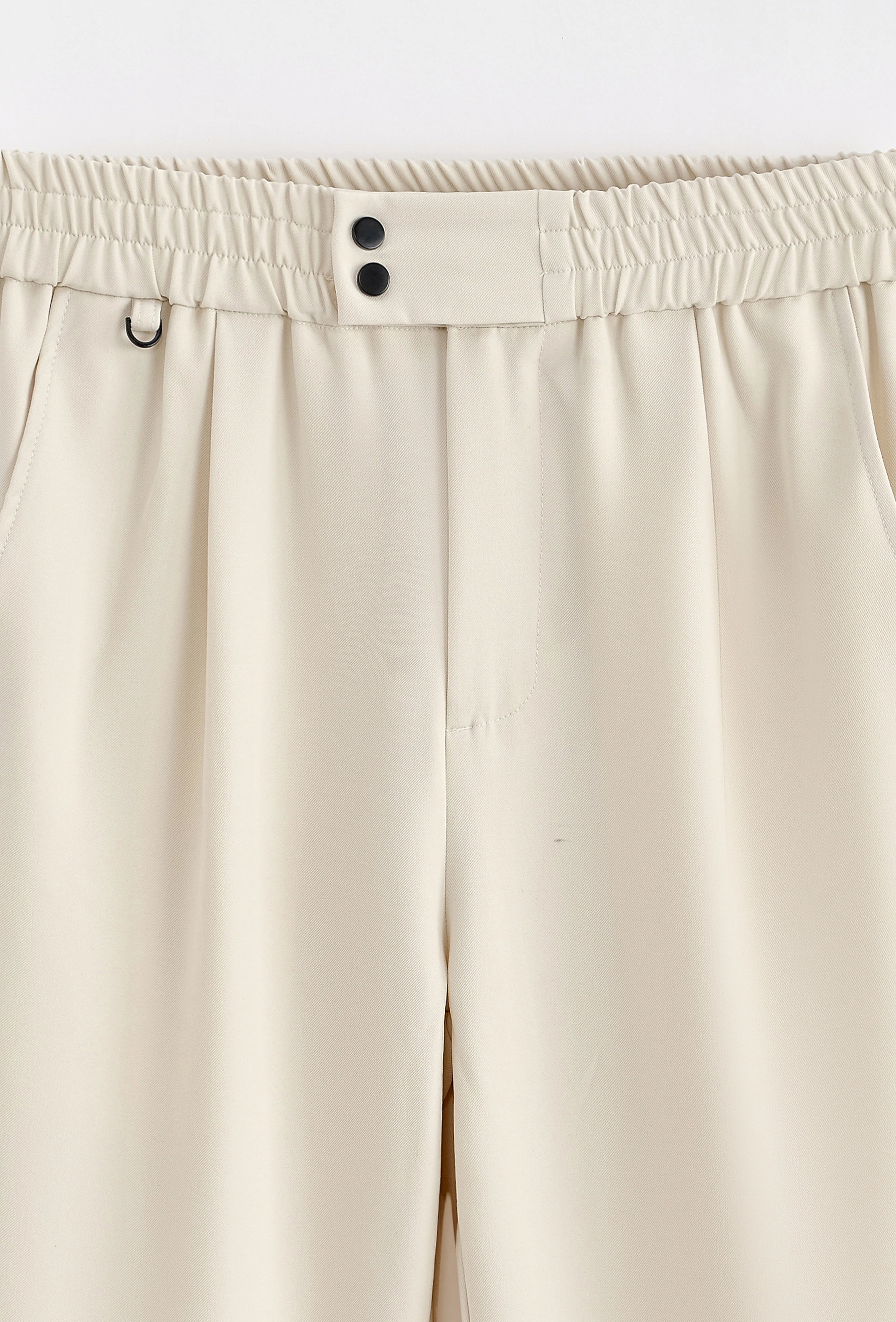 Pantalon homme uni chic avec poches latérales