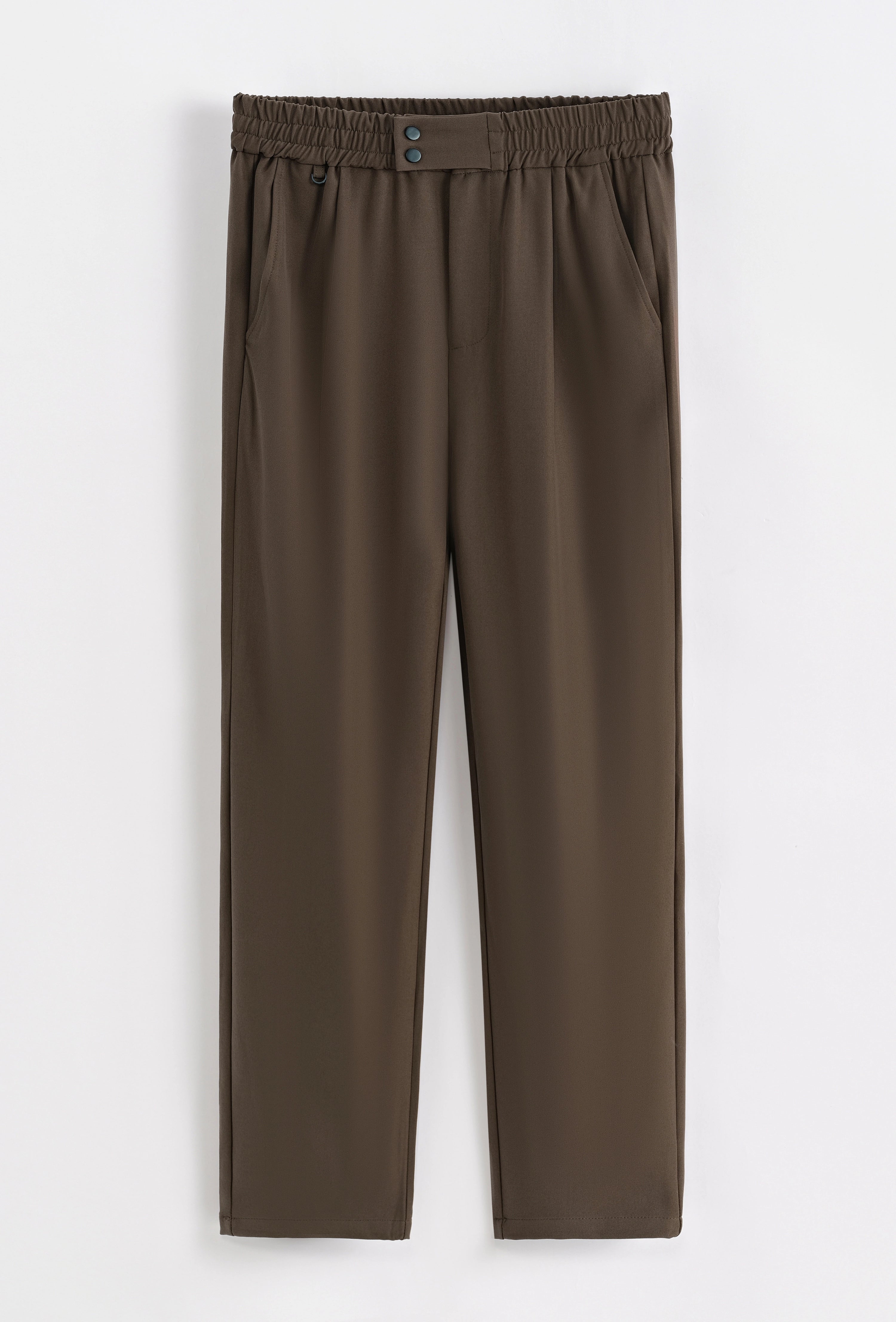 Pantalon homme uni chic avec poches latérales