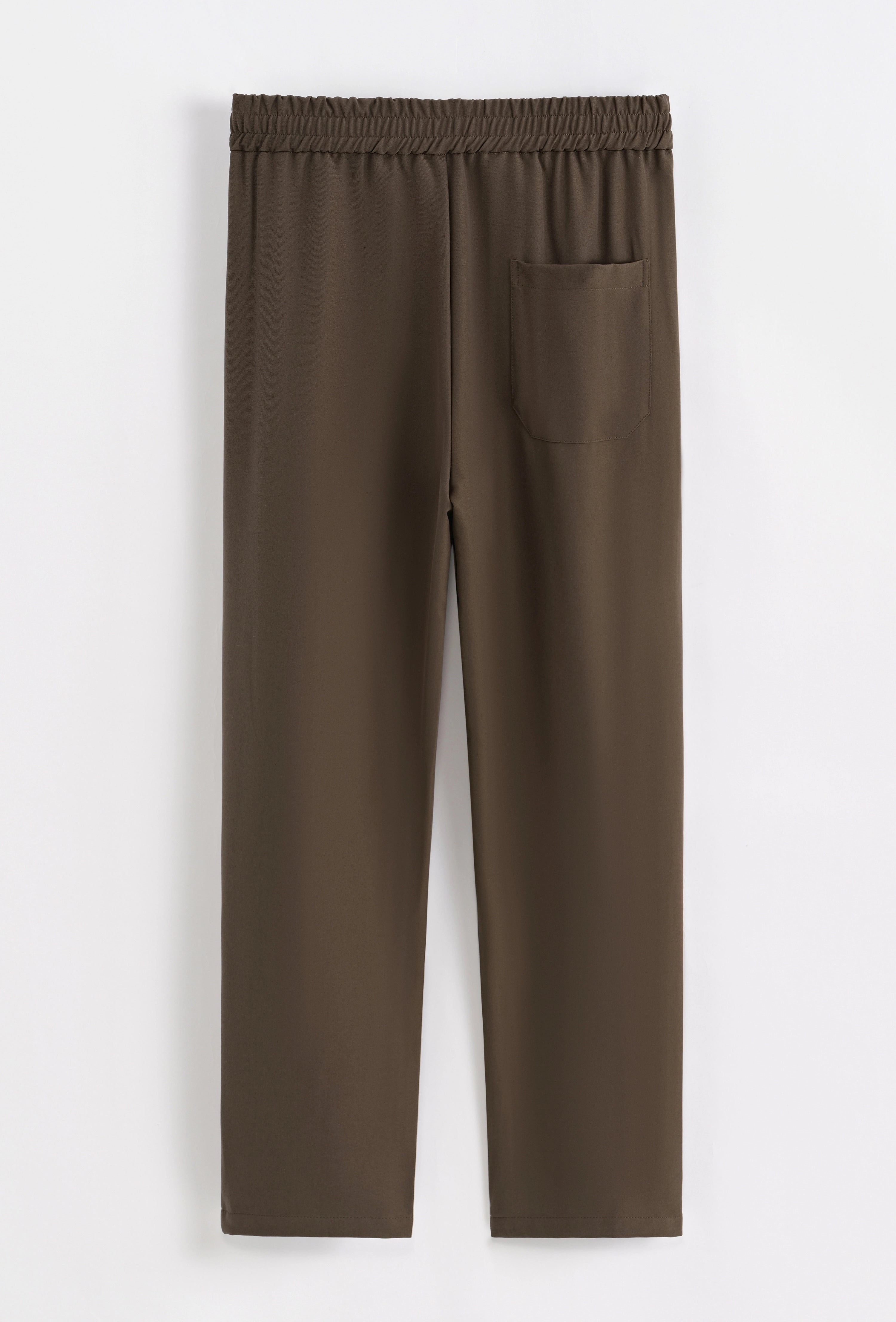 Pantalon homme uni chic avec poches latérales