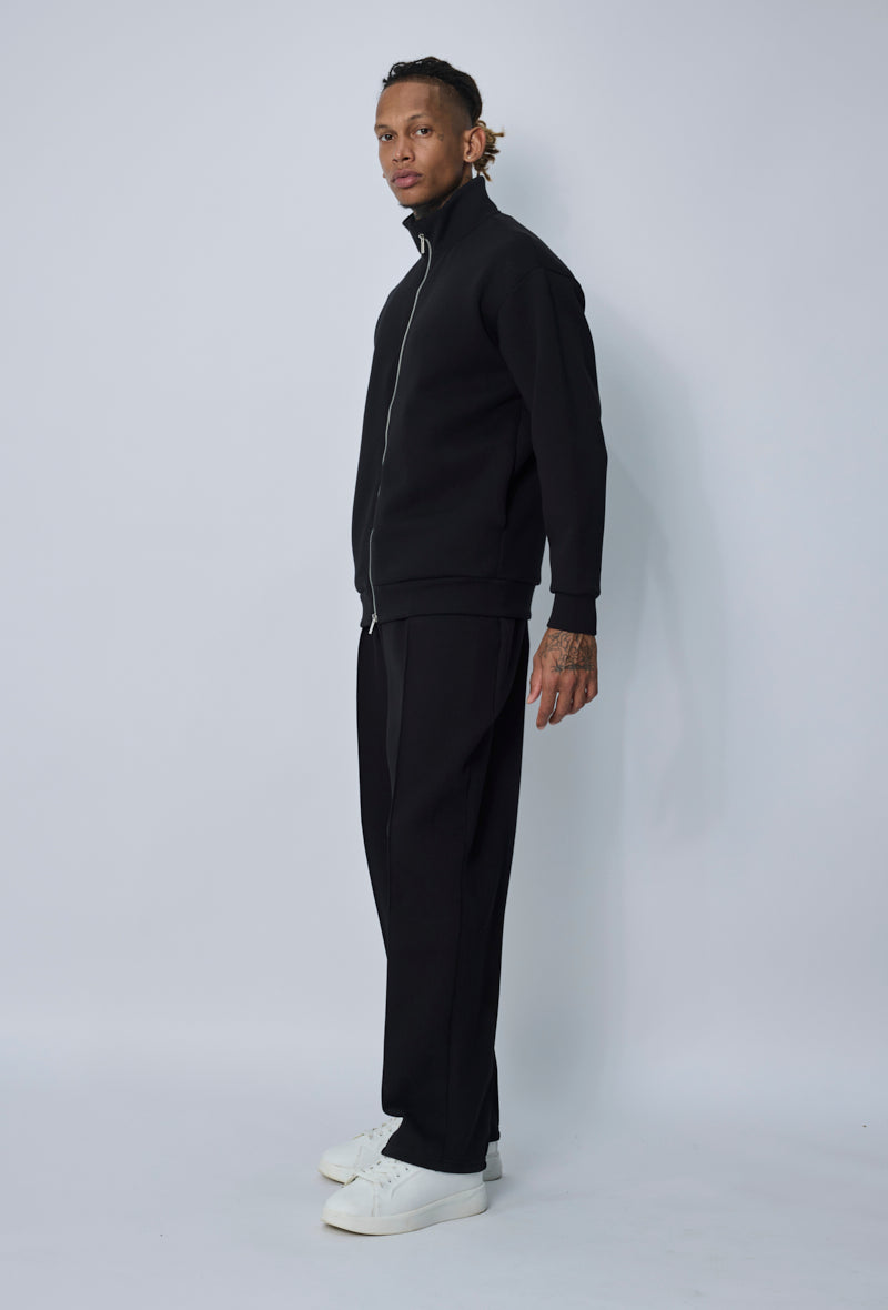 Ensemble veste pantalon uni sans capuche