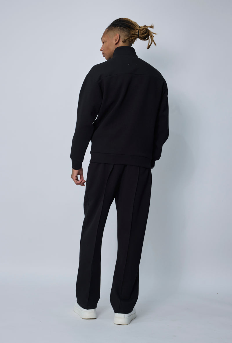 Ensemble veste pantalon uni sans capuche