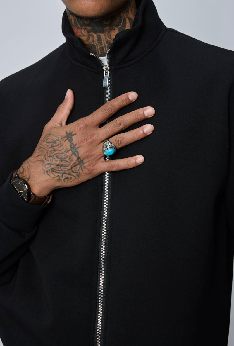 Ensemble veste pantalon uni sans capuche