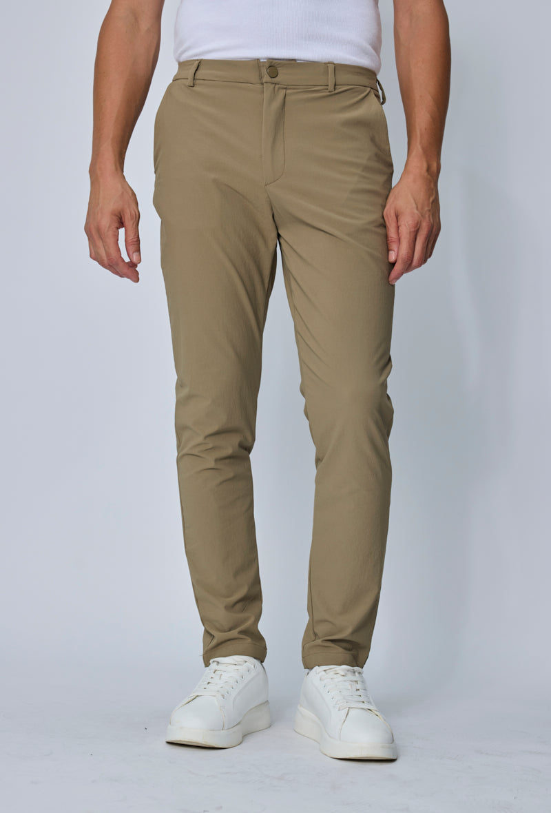 Pantalon casual ajusté