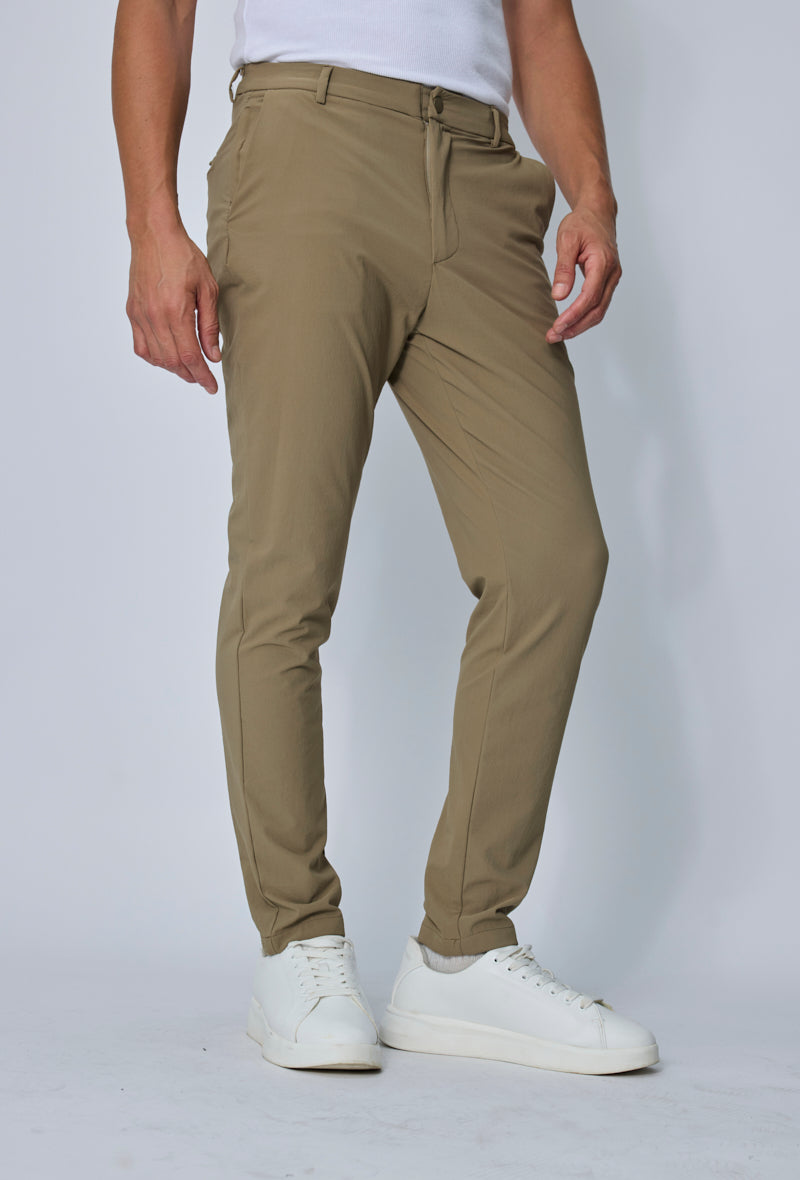 Pantalon casual ajusté