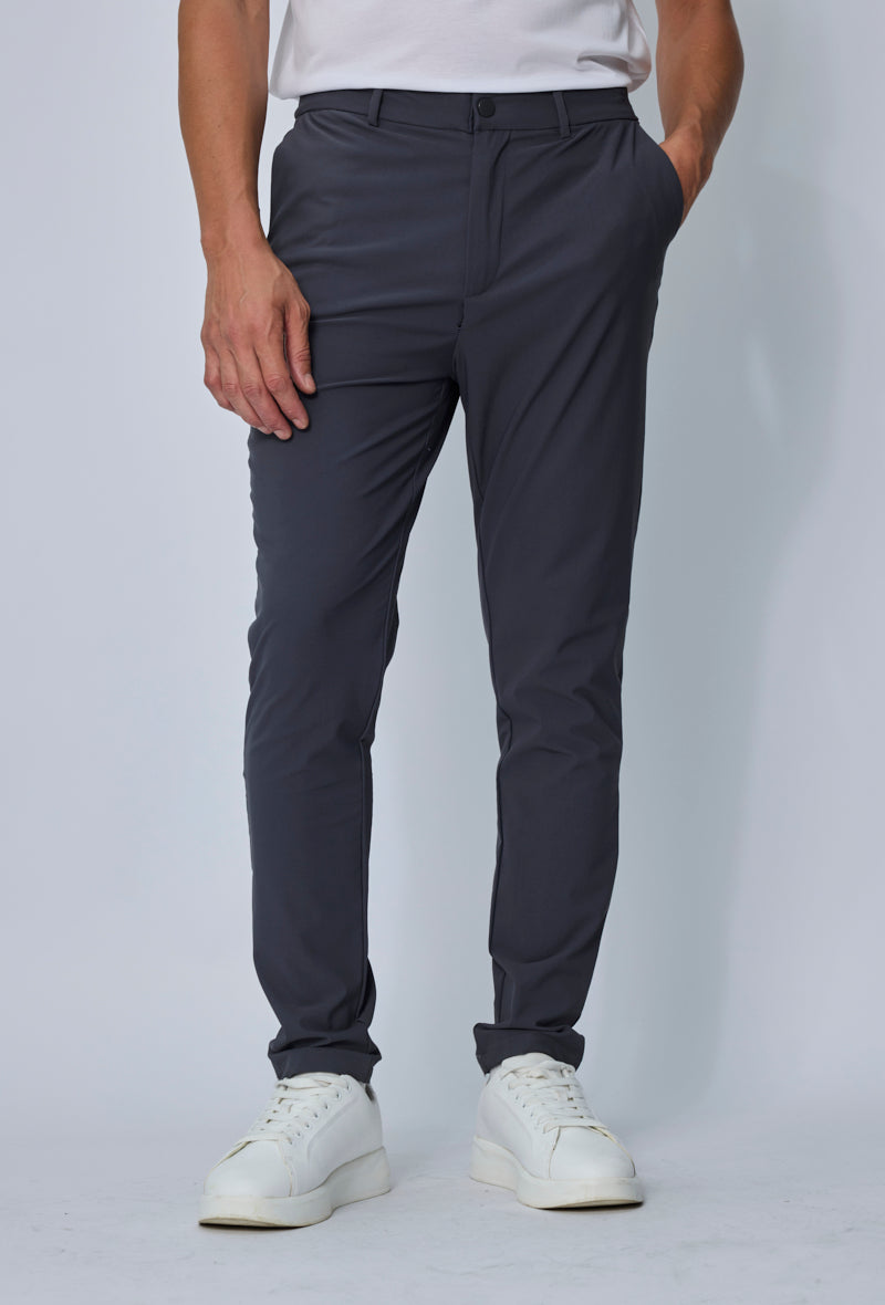 Pantalon casual ajusté