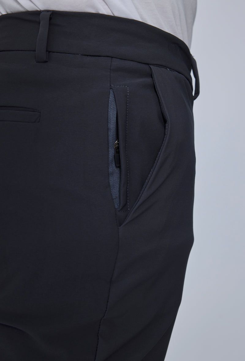 Pantalon casual ajusté