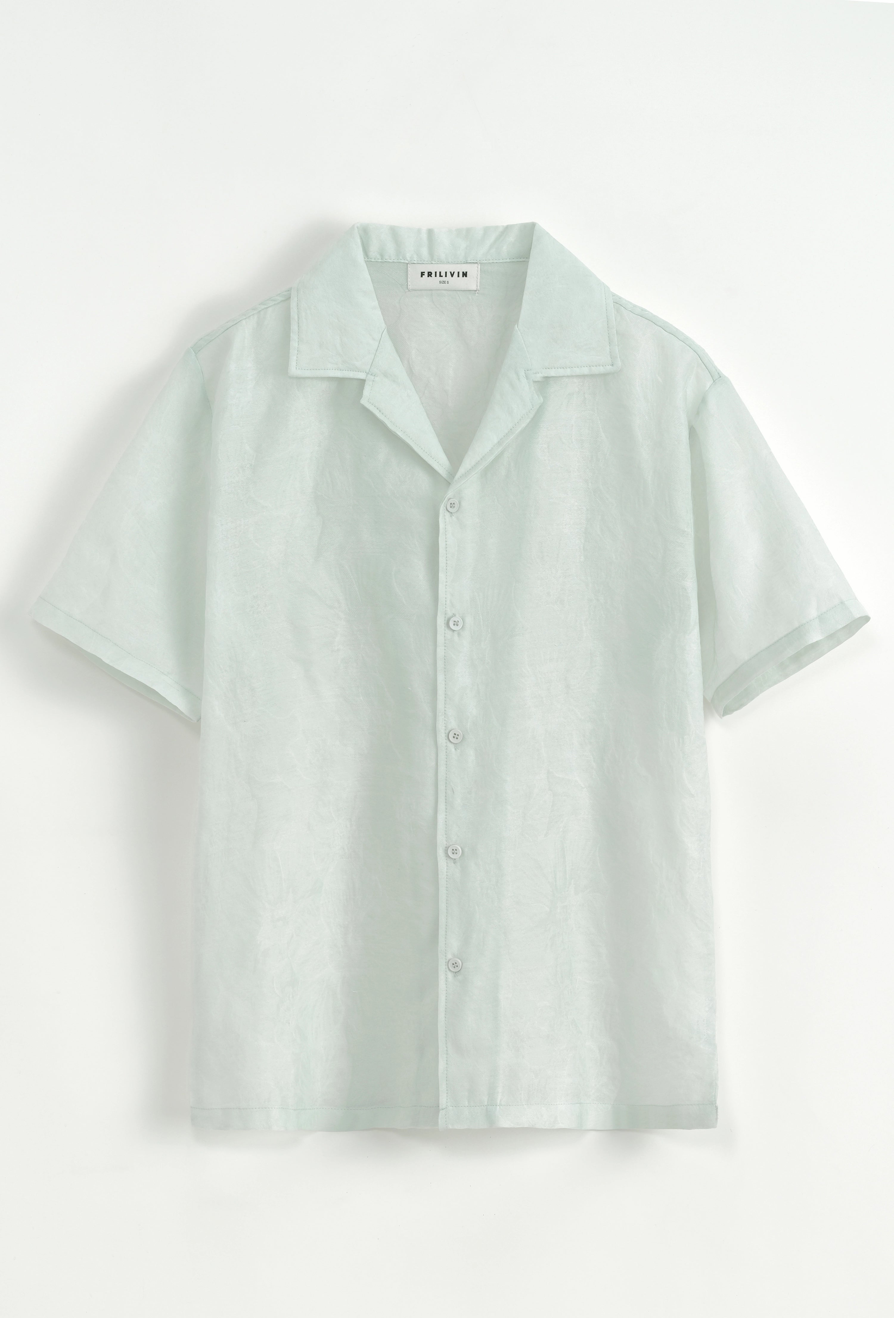 Chemise unie à manches courtes
