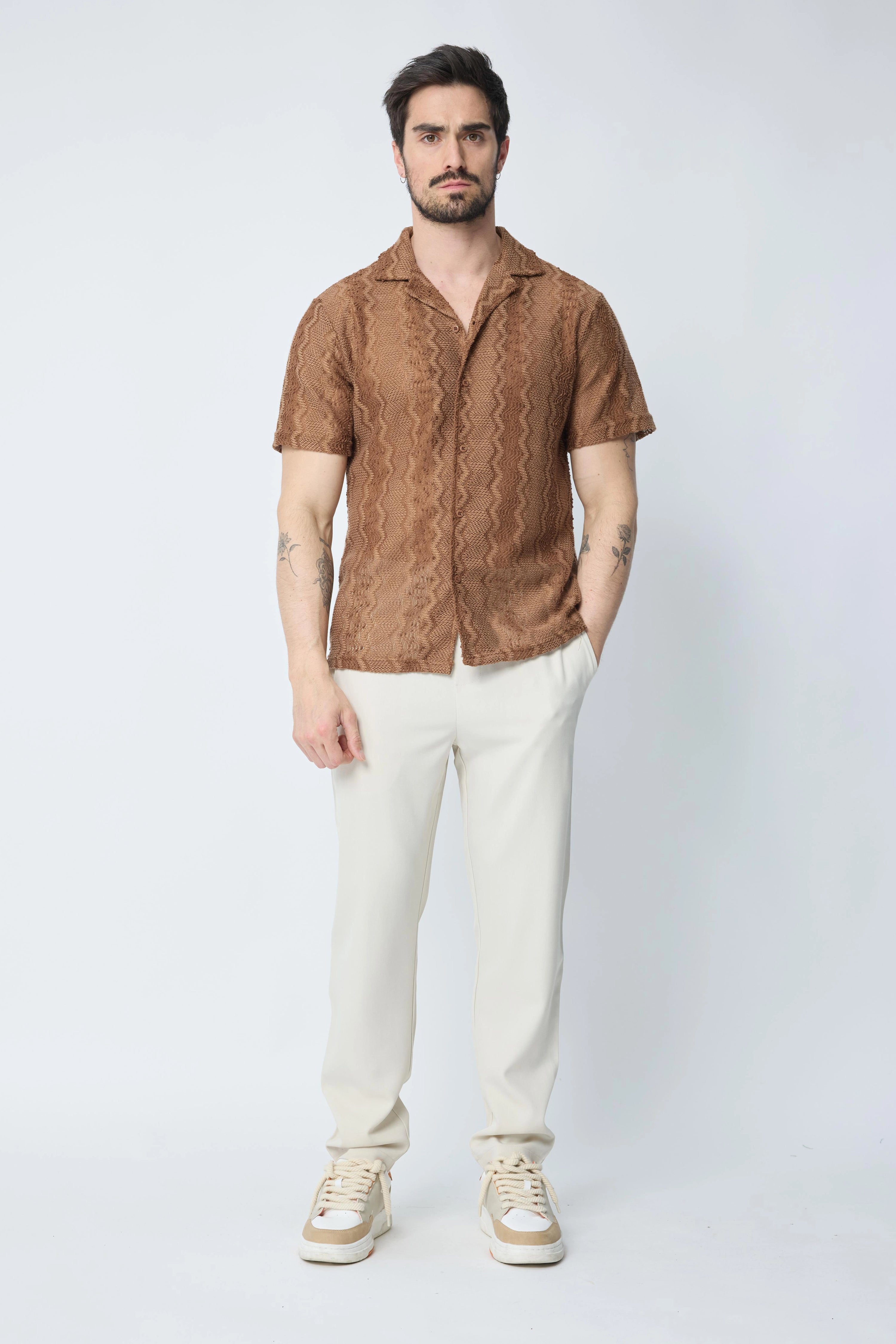 Chemise à manches courtes