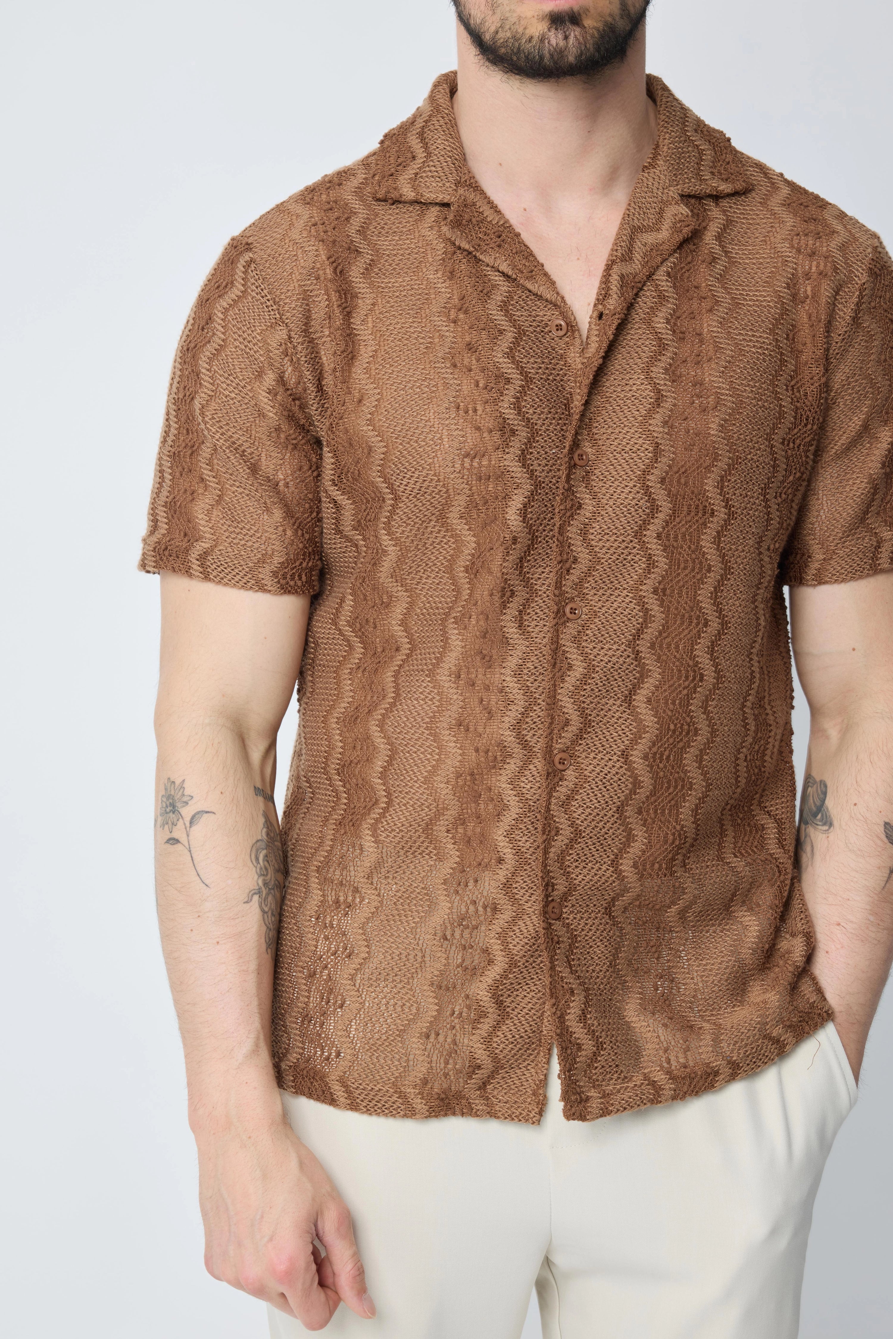 Chemise à manches courtes