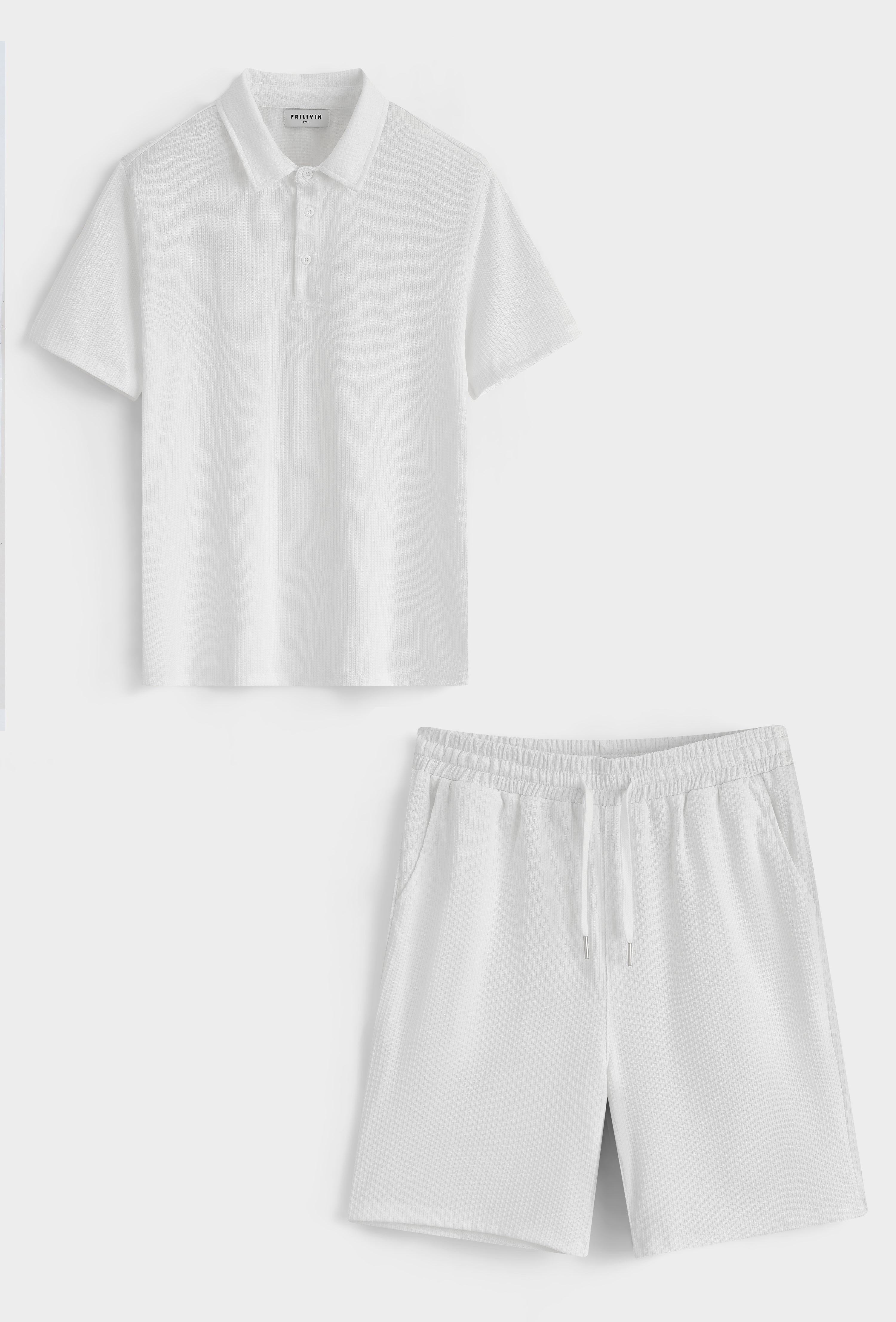 Ensemble polo short casual