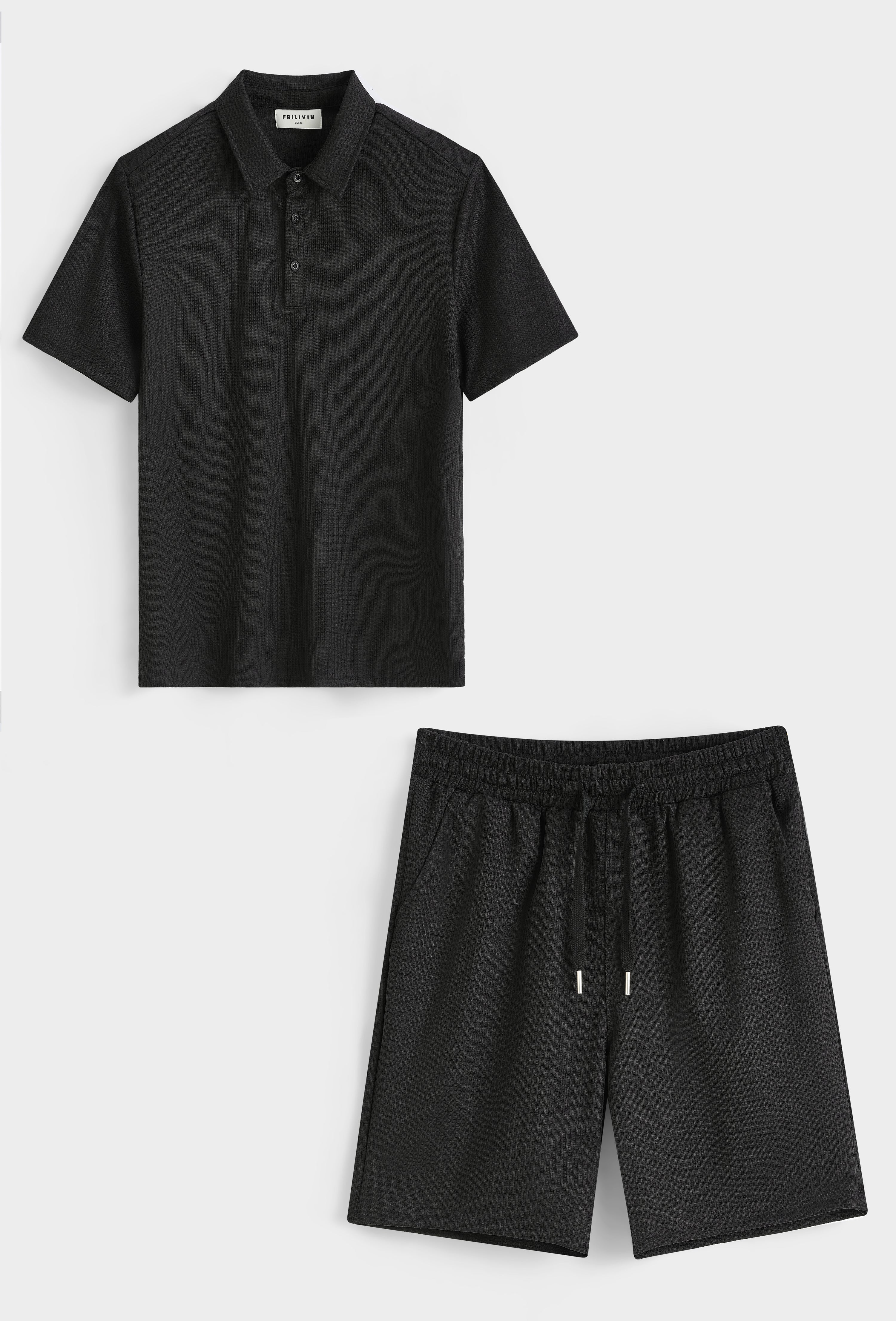 Ensemble polo short casual