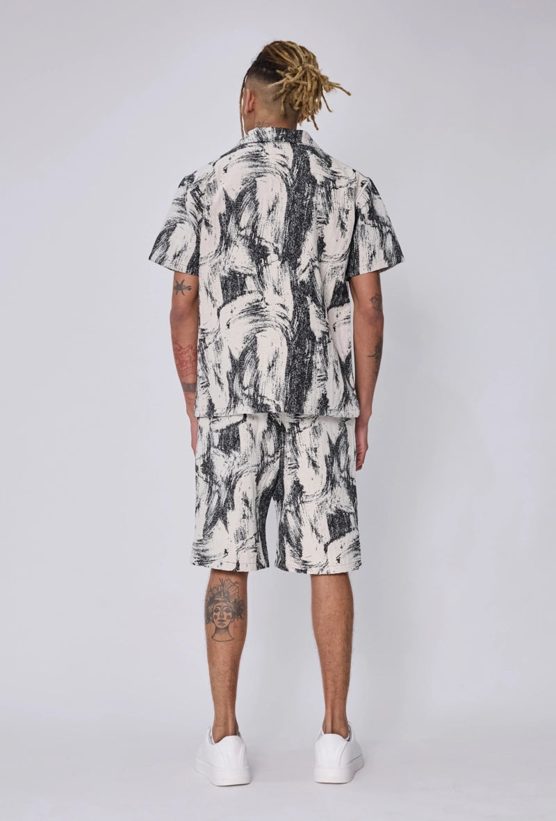 Ensemble chemise short à manches courtes
