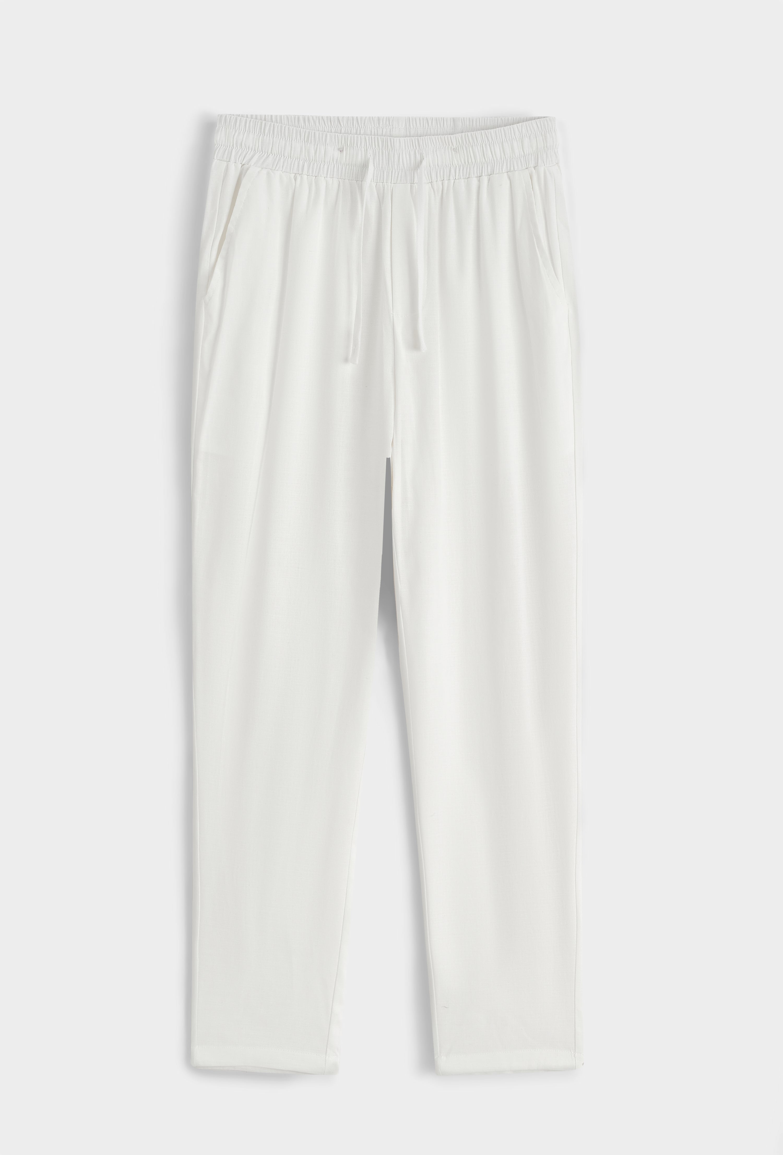 Pantalon casual à cordon