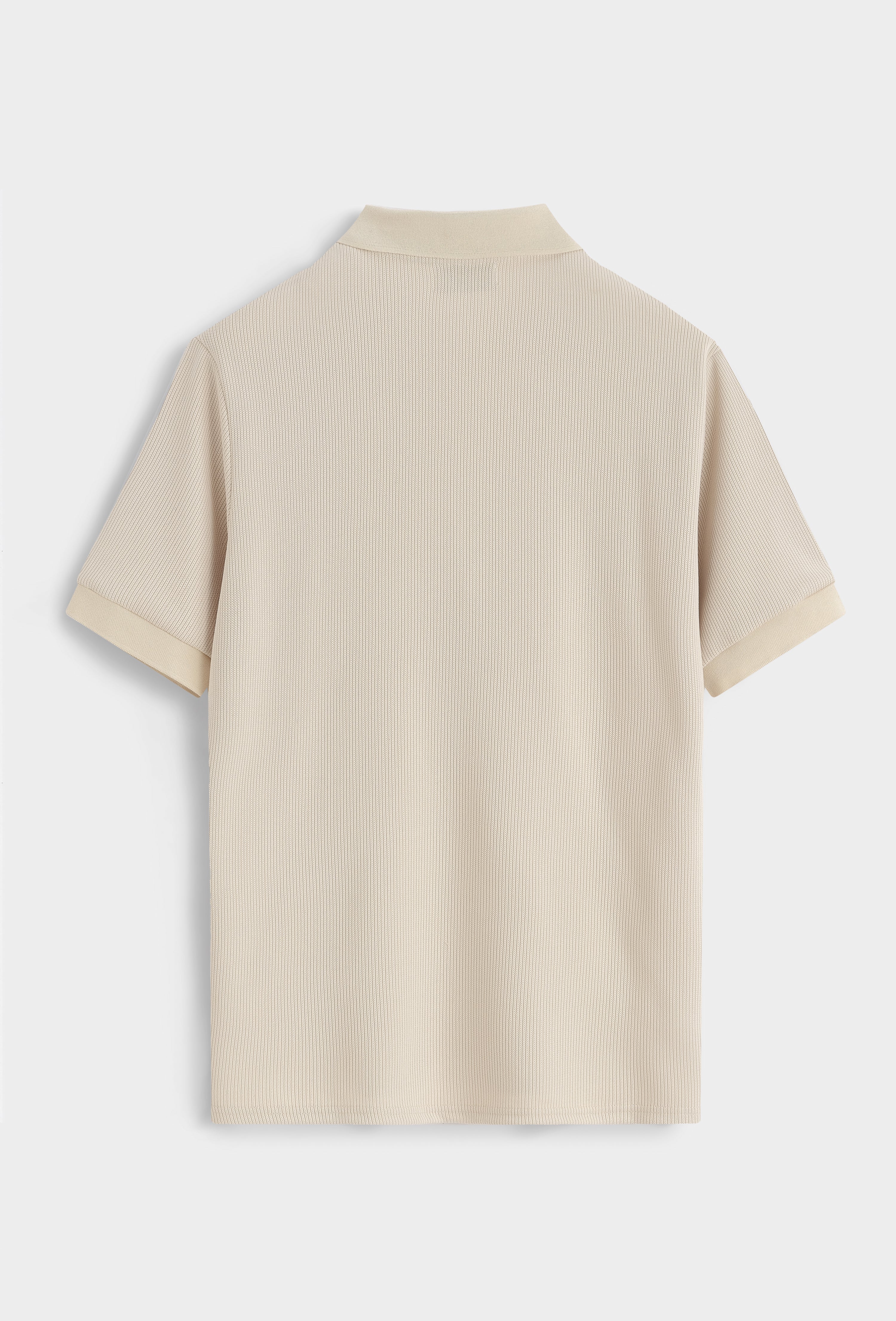 Polo zippé col classique