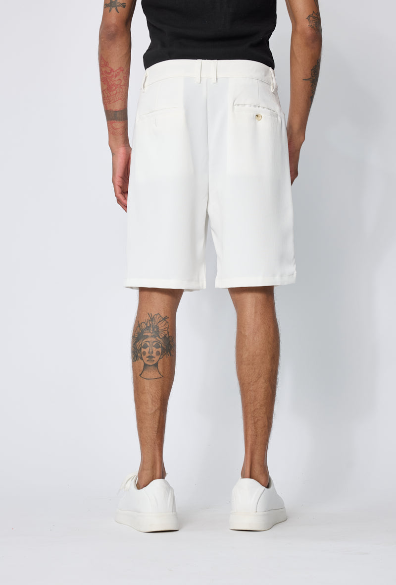 Short chino à pinces casual