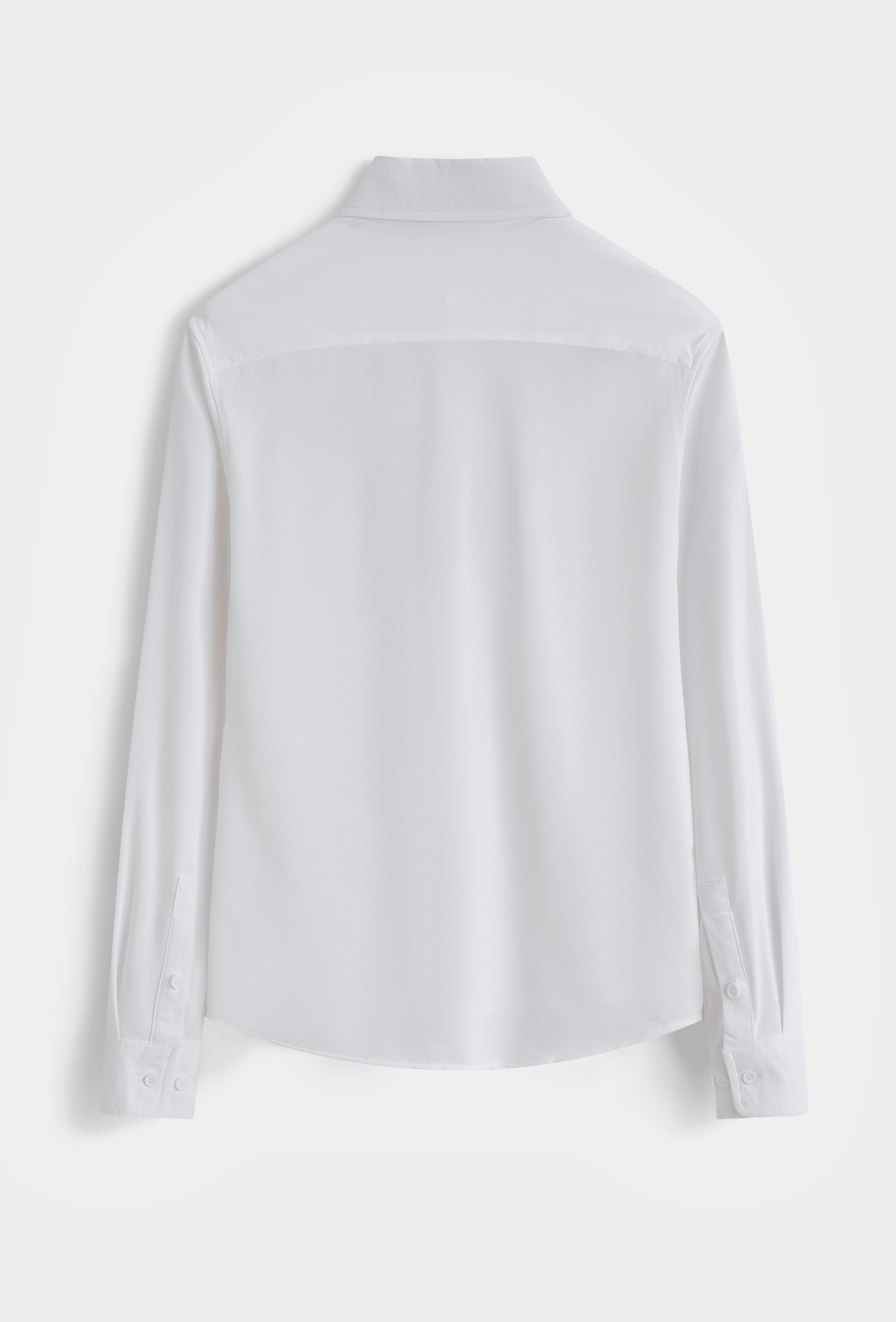 Chemise ajustée col italien