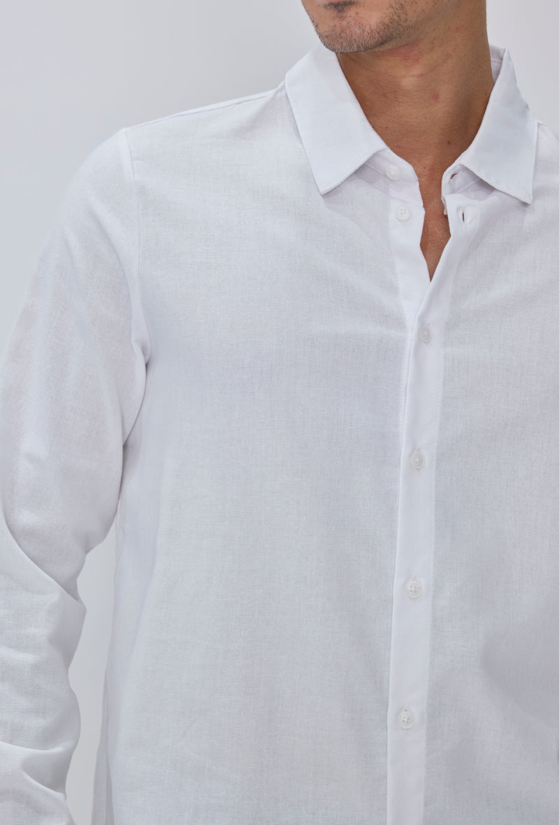 Chemise slim col classique