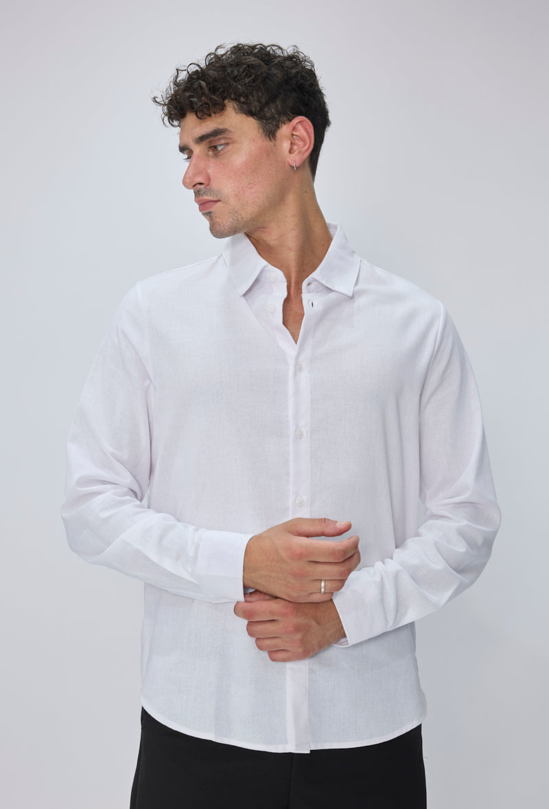 Chemise slim col classique