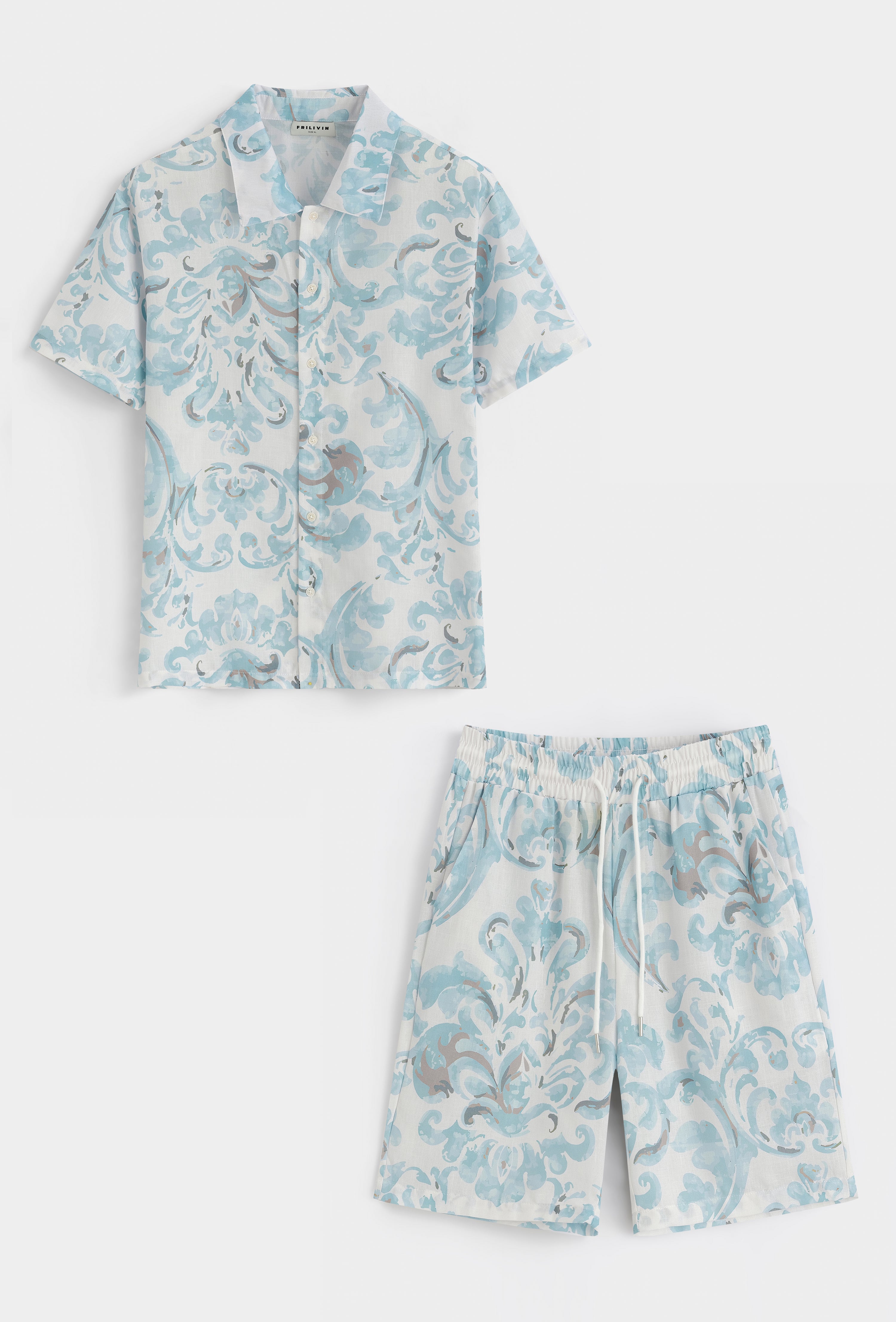 Ensemble chemise short baroque