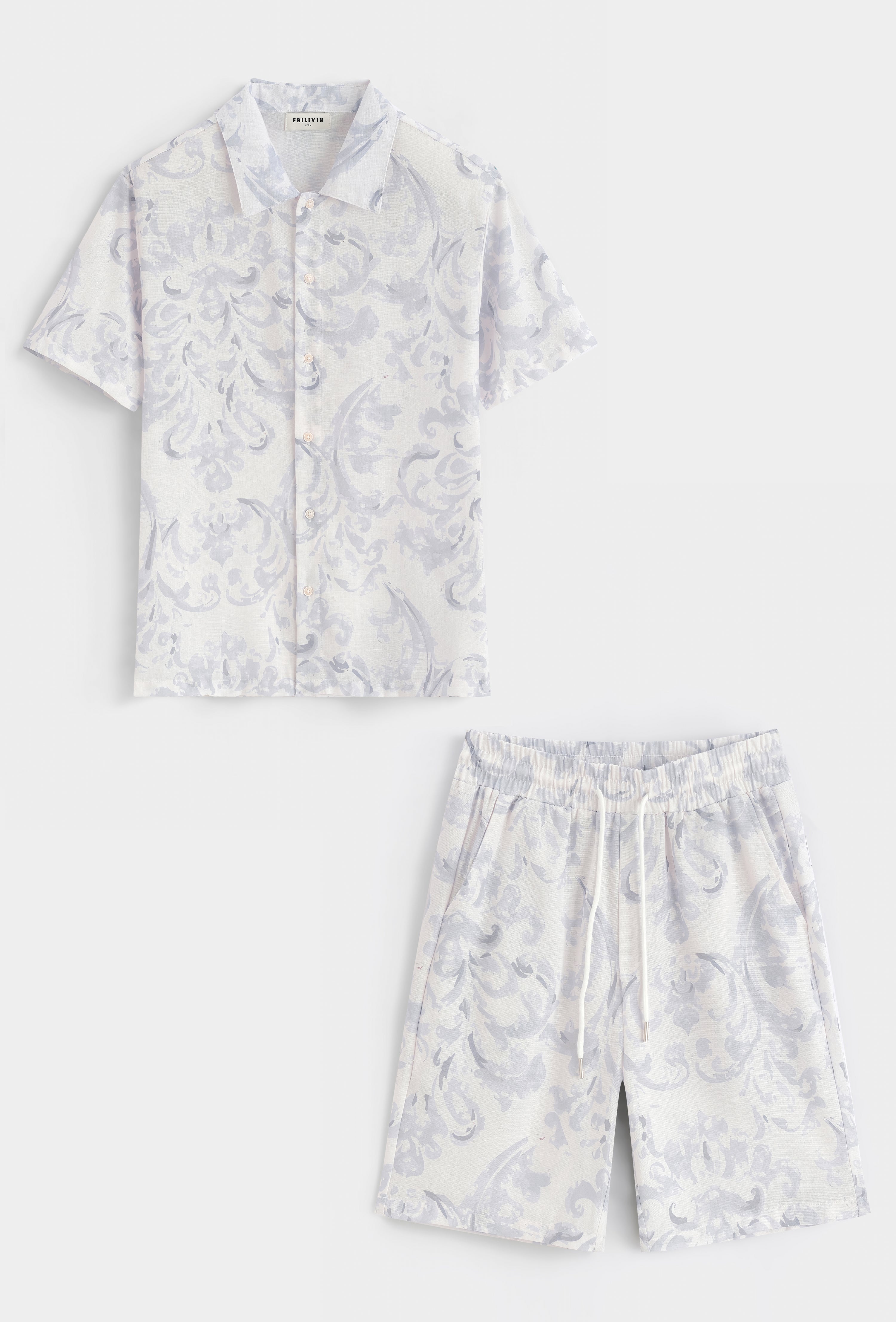 Ensemble chemise short baroque