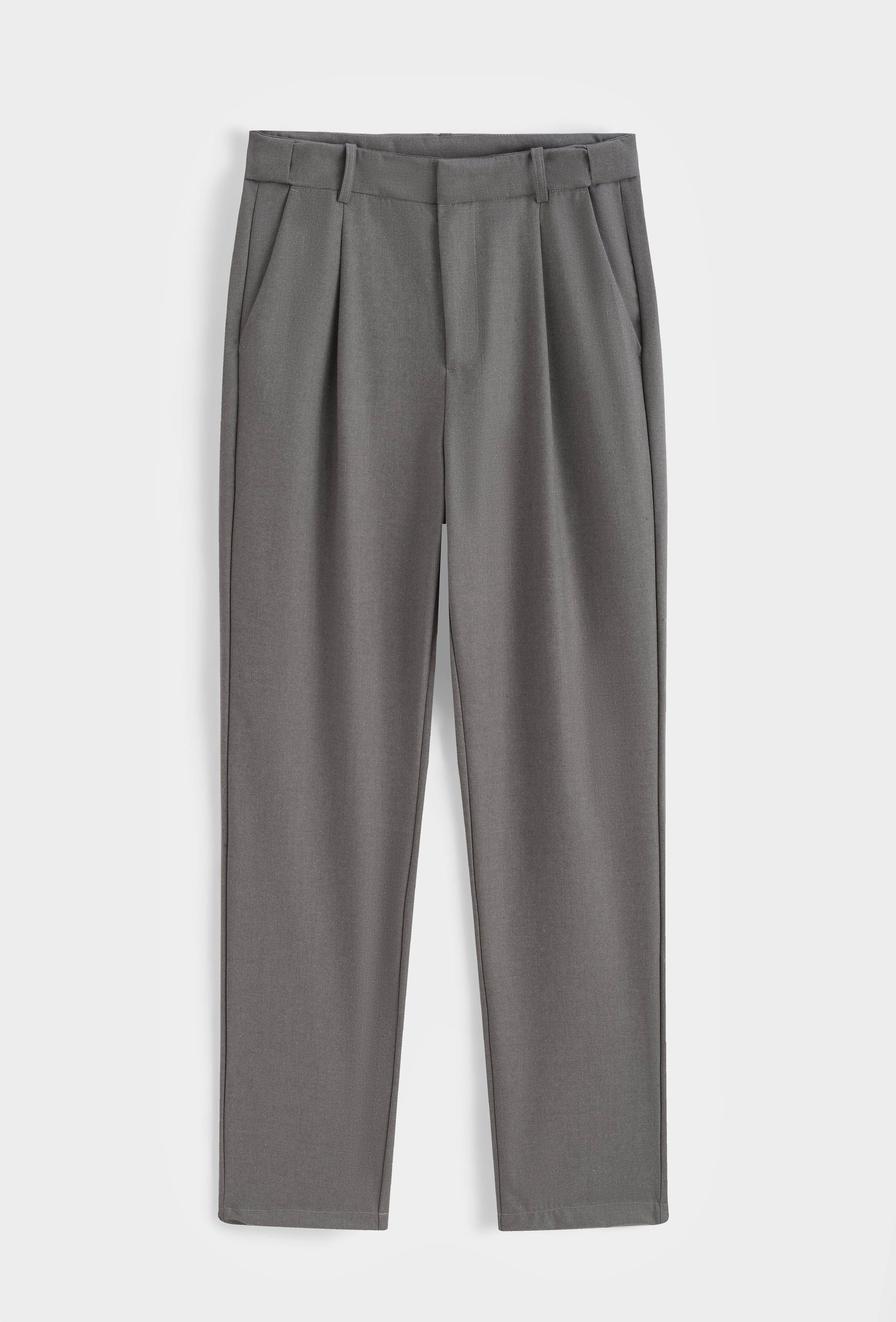 Pantalon habillé à plis