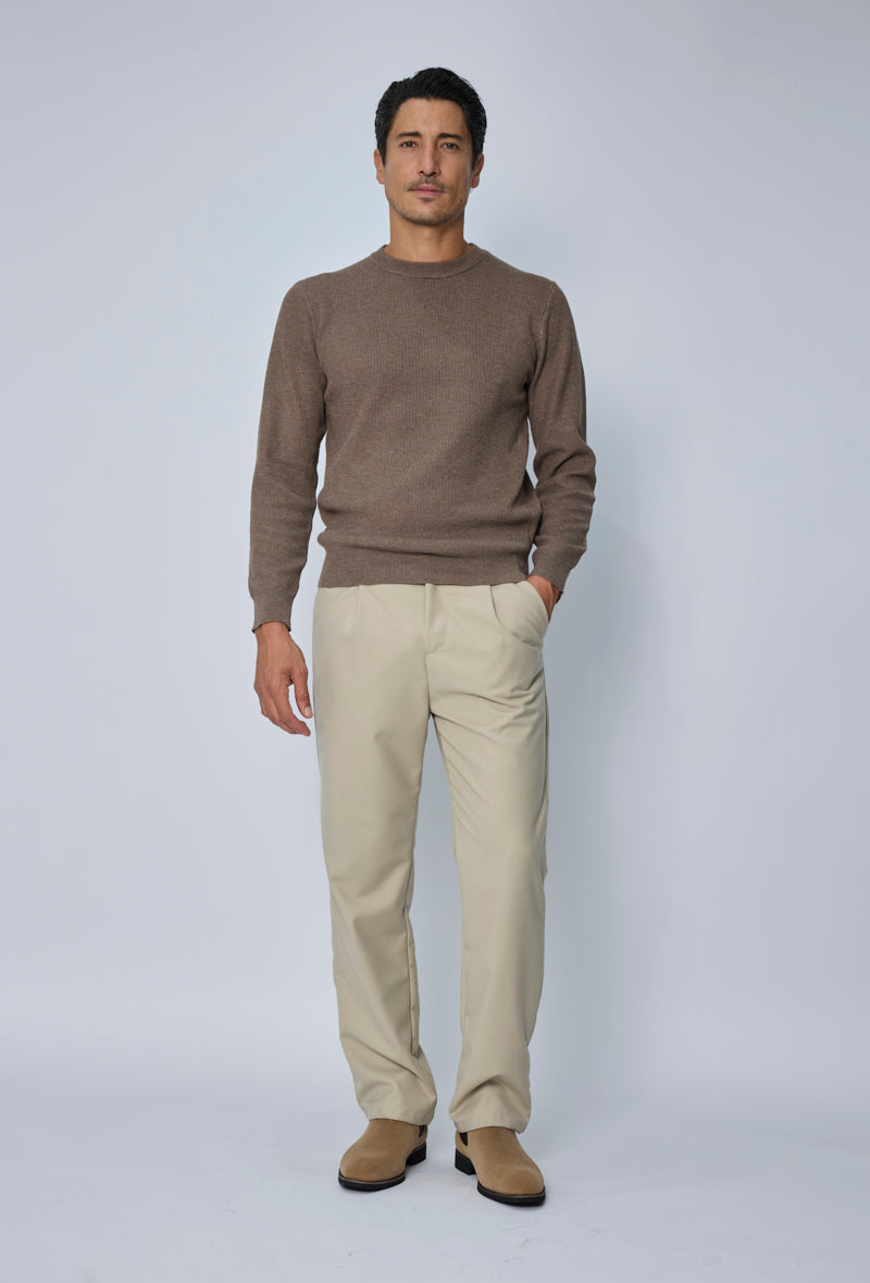 Pantalon habillé à plis