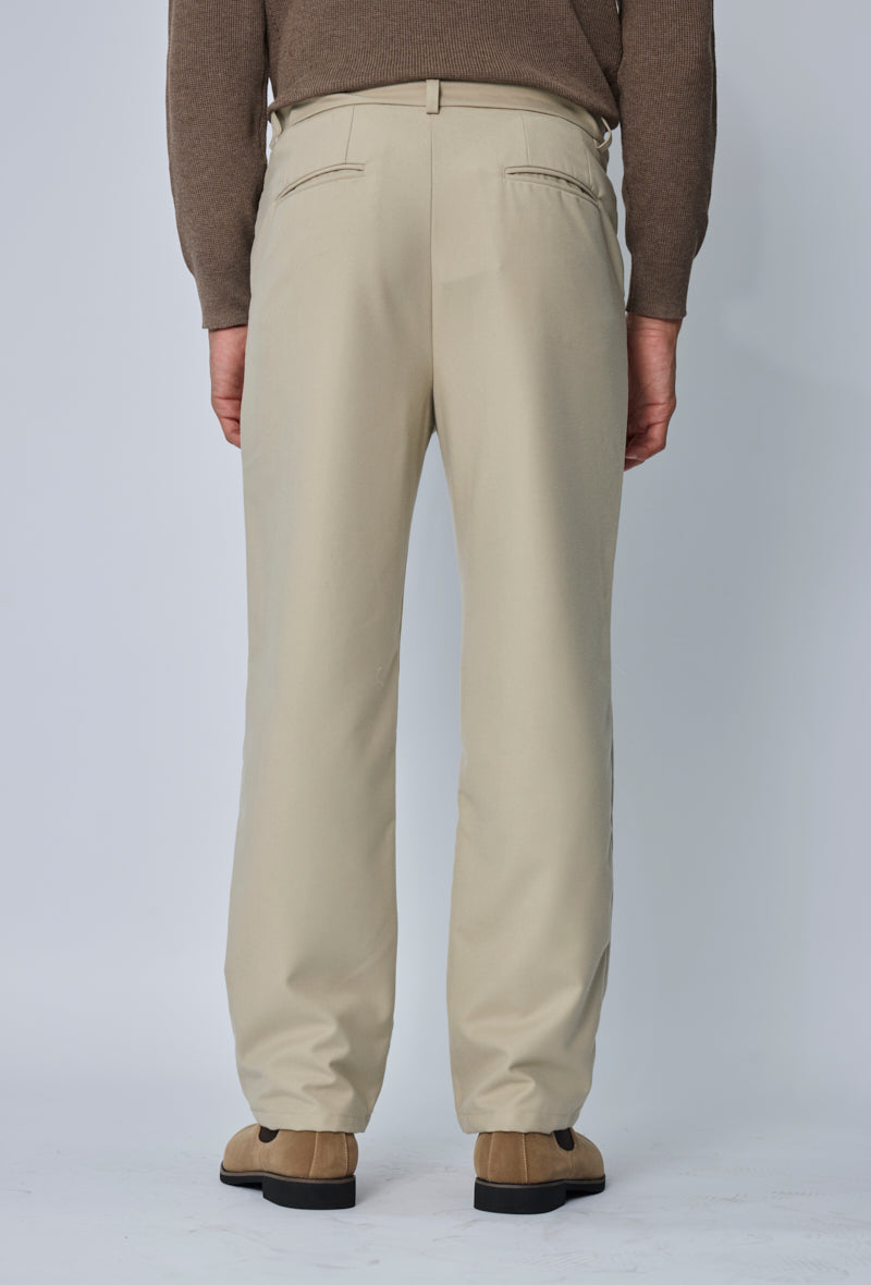 Pantalon habillé à plis