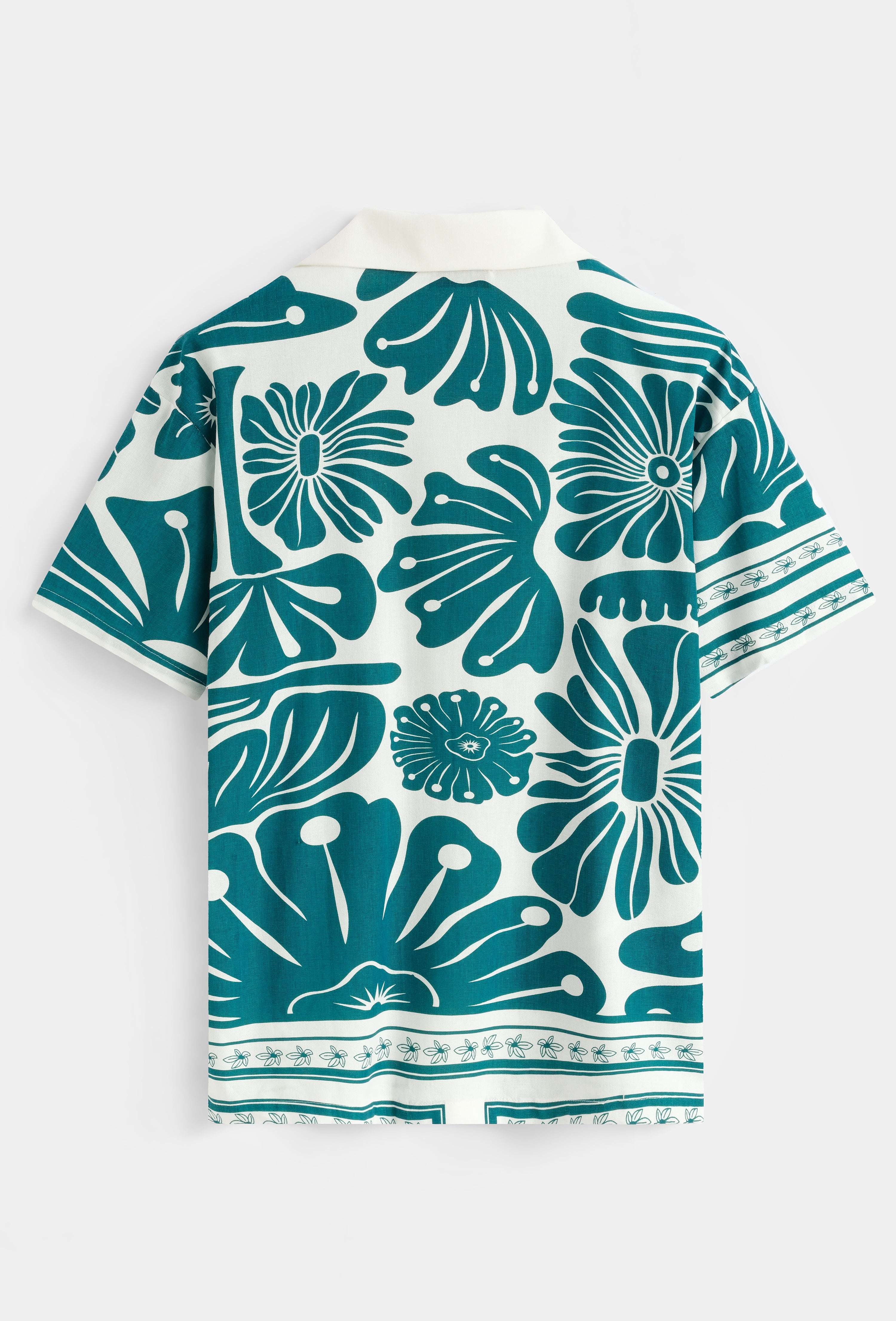 Chemise bowling florale