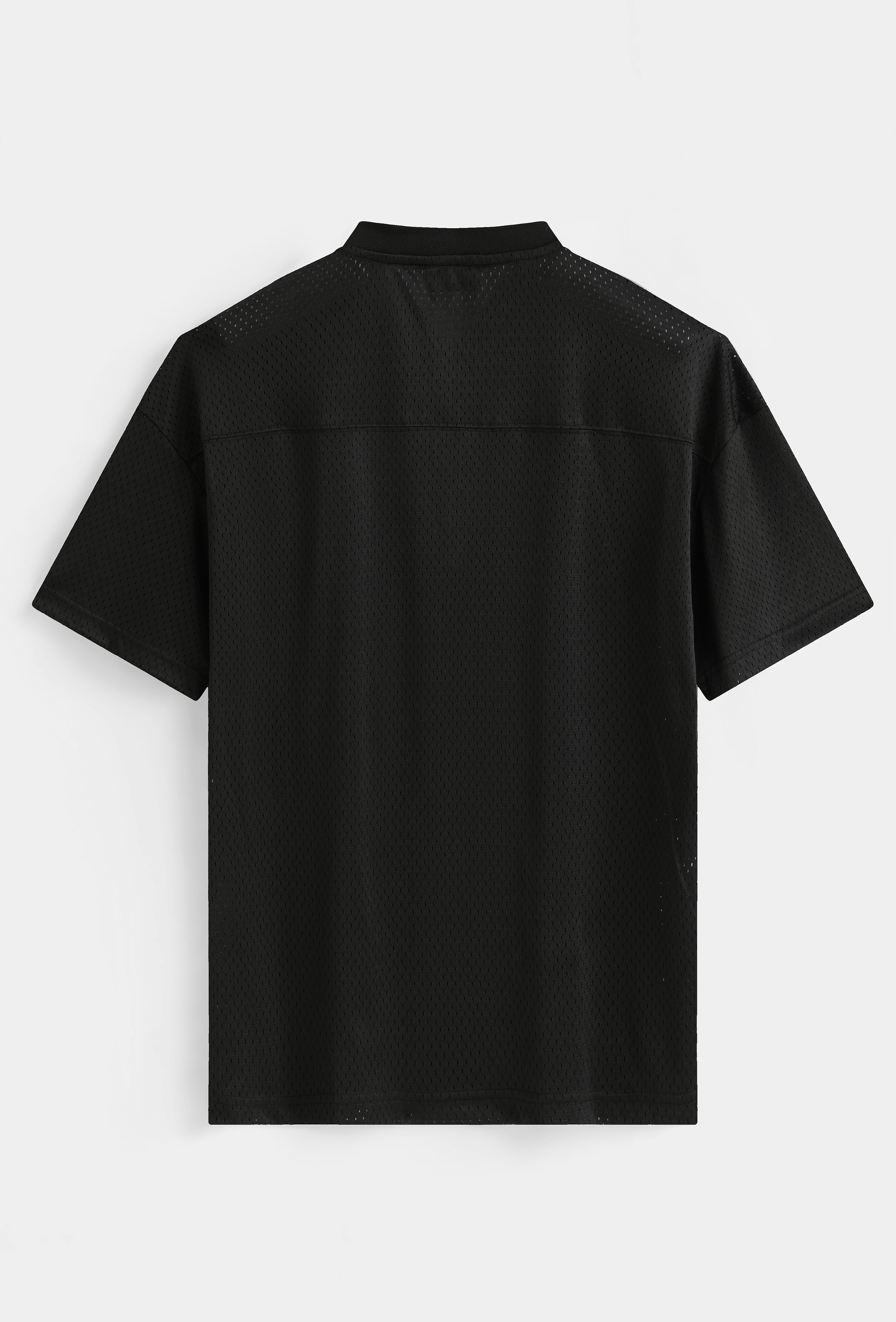 T-shirt col v texturé