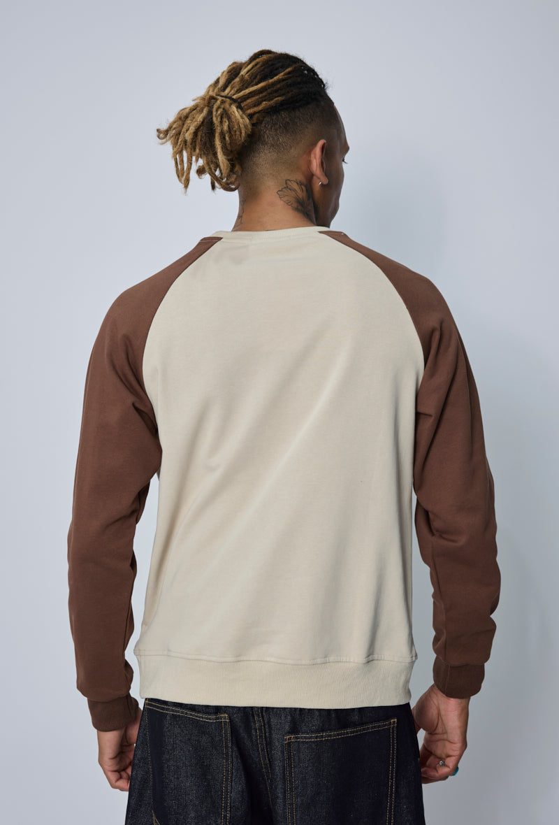 Sweat col rond raglan