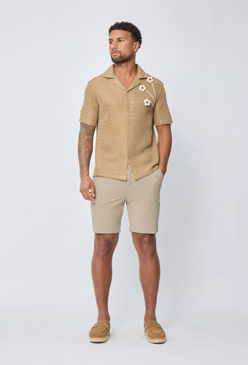 Chemise manches courtes à boutons