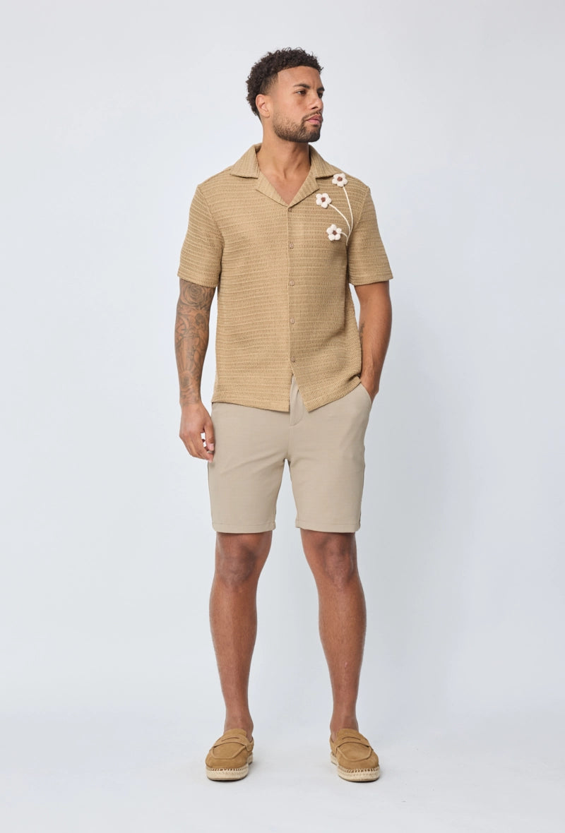 Chemise manches courtes à boutons