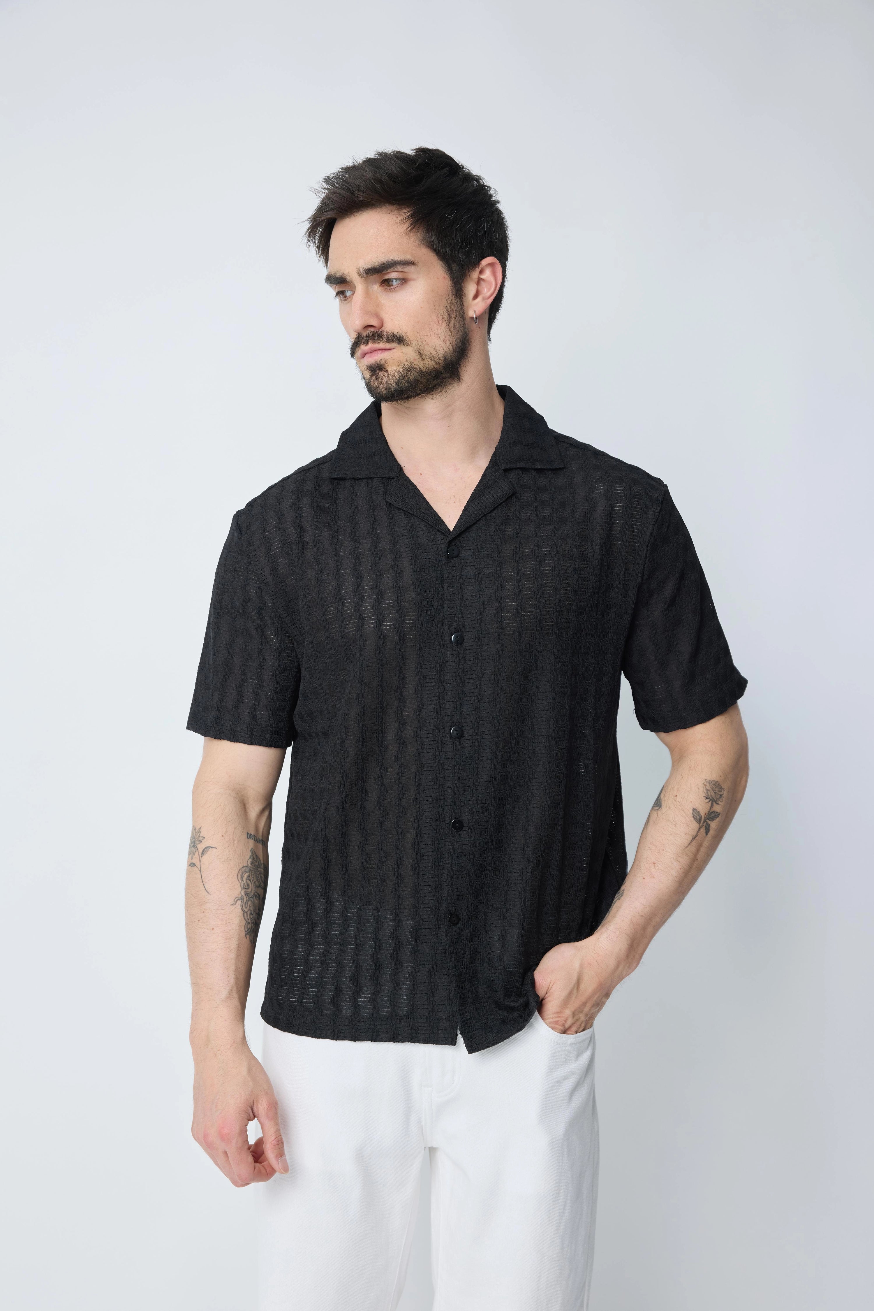 Chemise à manches courtes