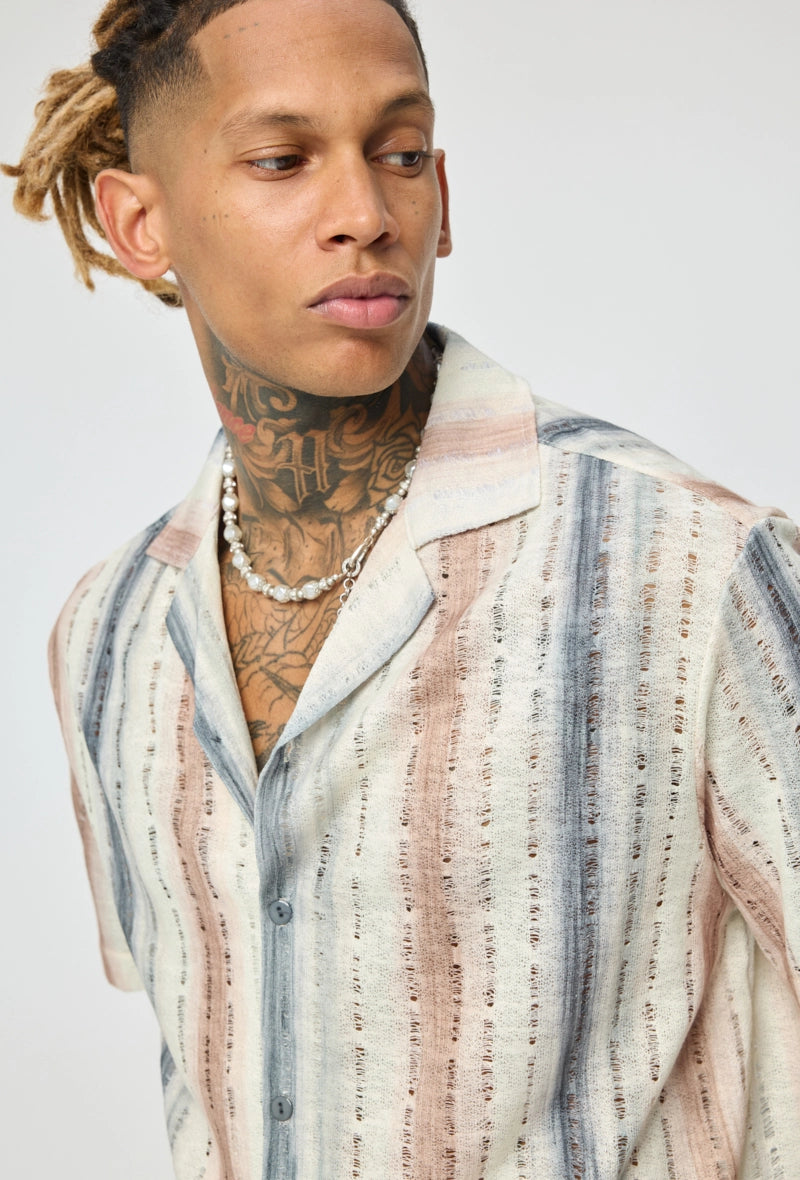 Chemise à rayures