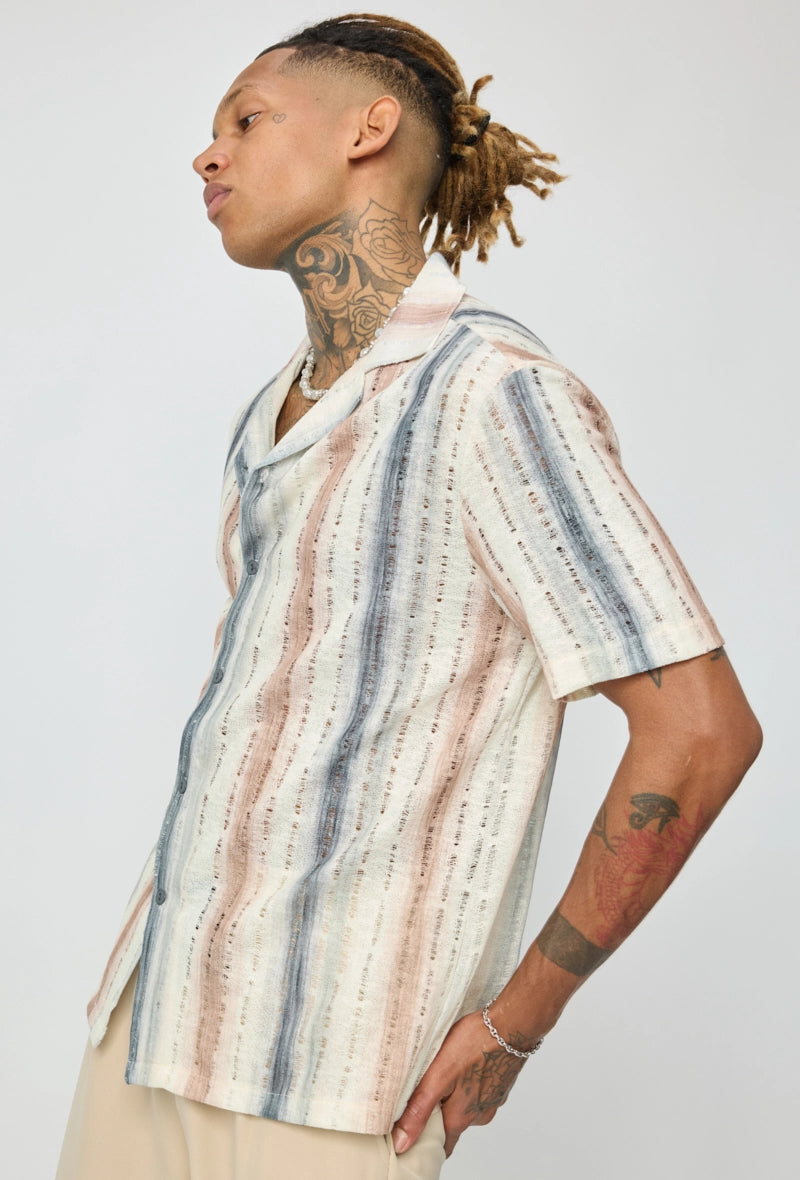 Chemise à rayures