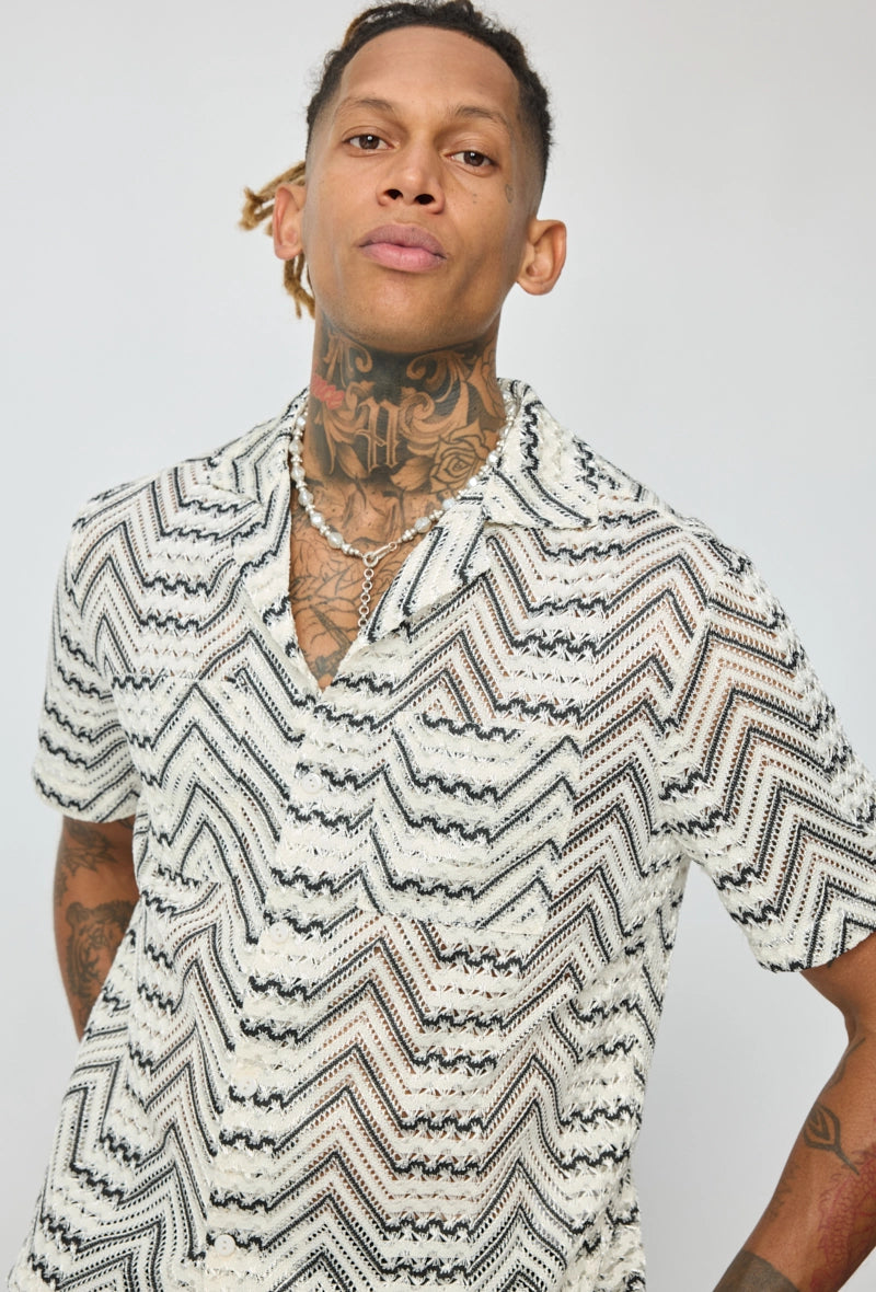 Chemise à rayures