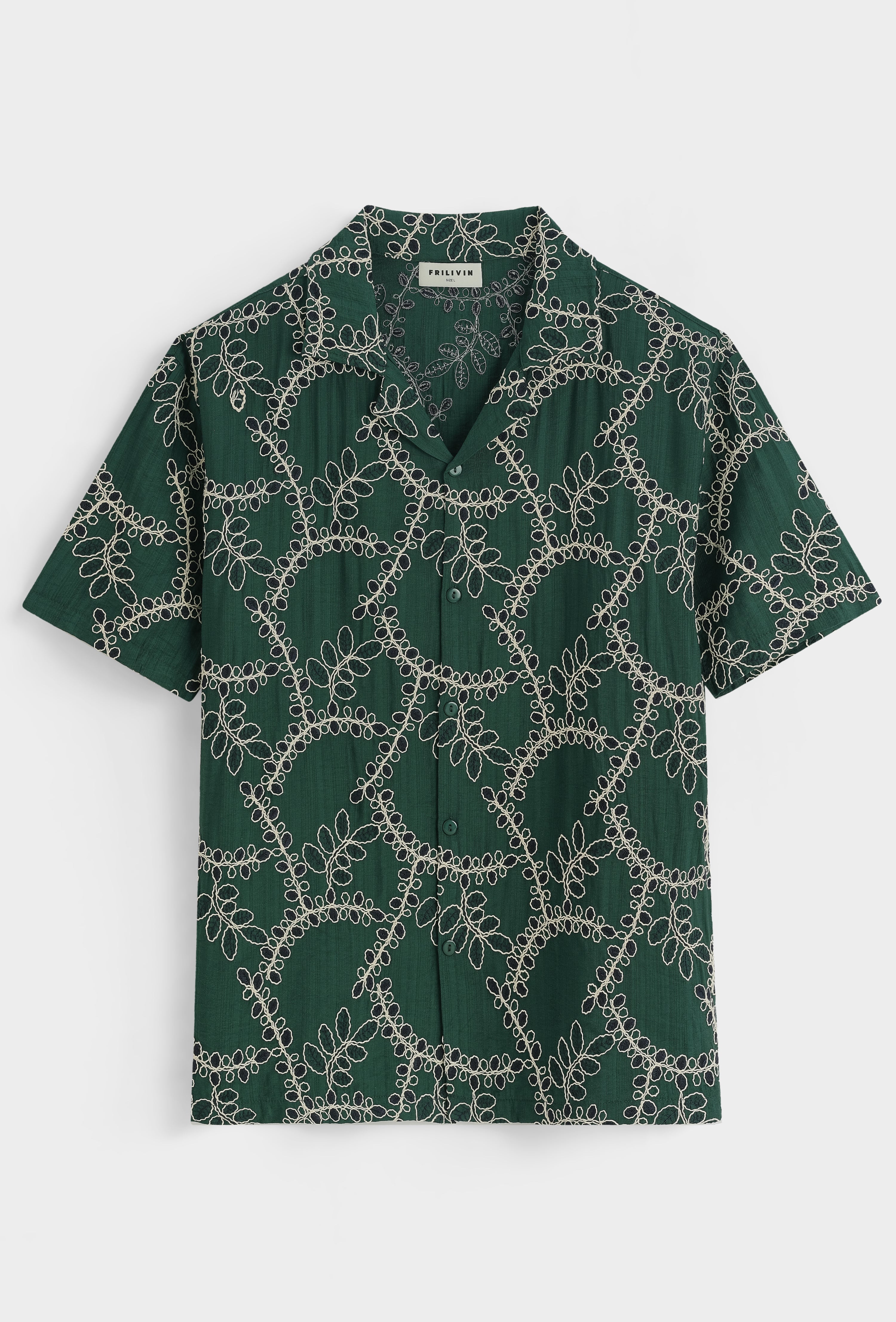 Chemise camp col cubain
