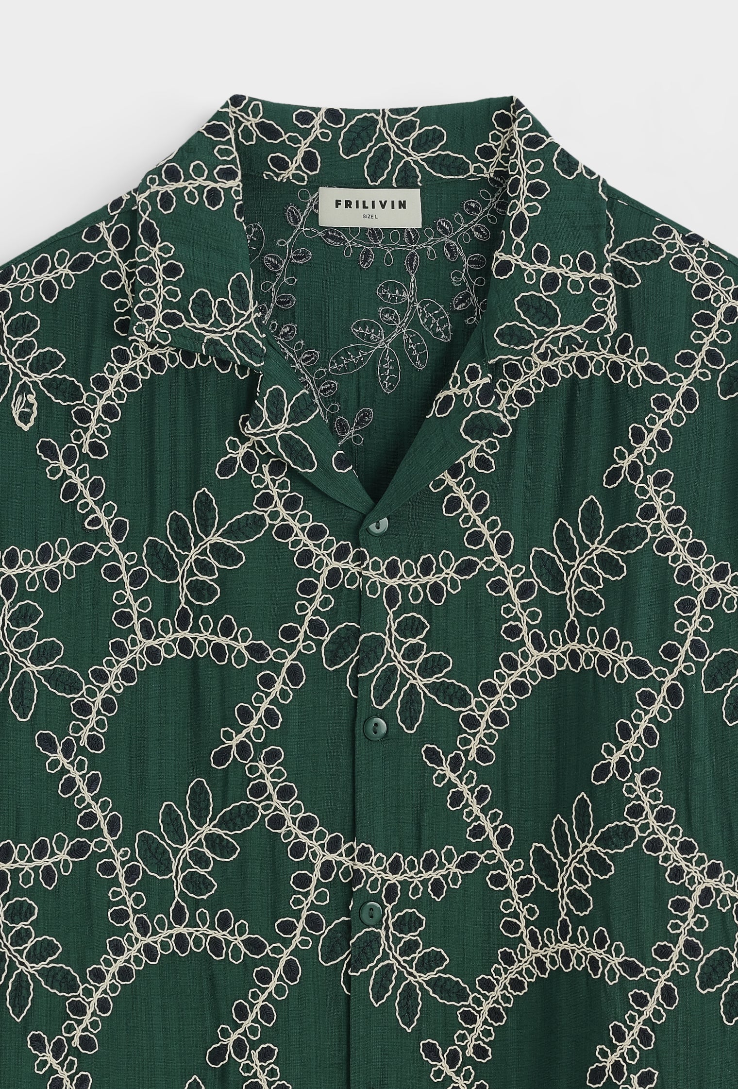 Chemise camp col cubain